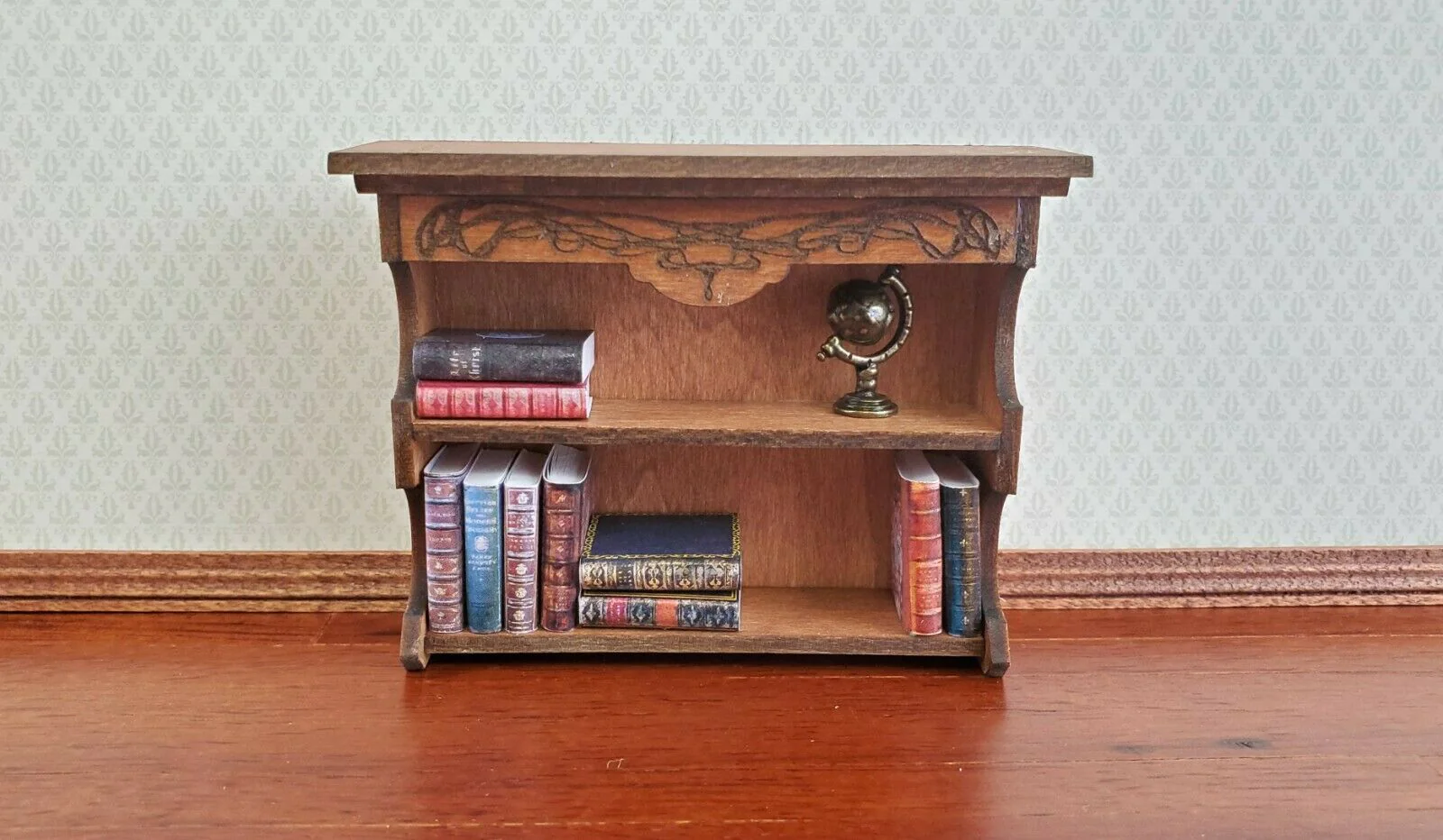 Dollhouse Miniature Book Set x10 Antique Style Set #3 1:12 Scale (blank inside) Handmade - Image 3
