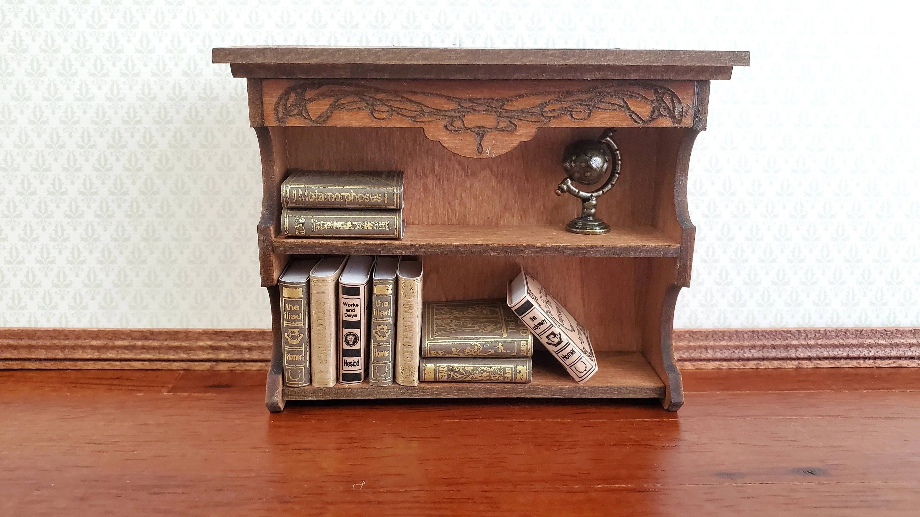 Dollhouse Miniature Book Set x10 Epic Poems 1:12 Scale Books (blank inside) - Image 4