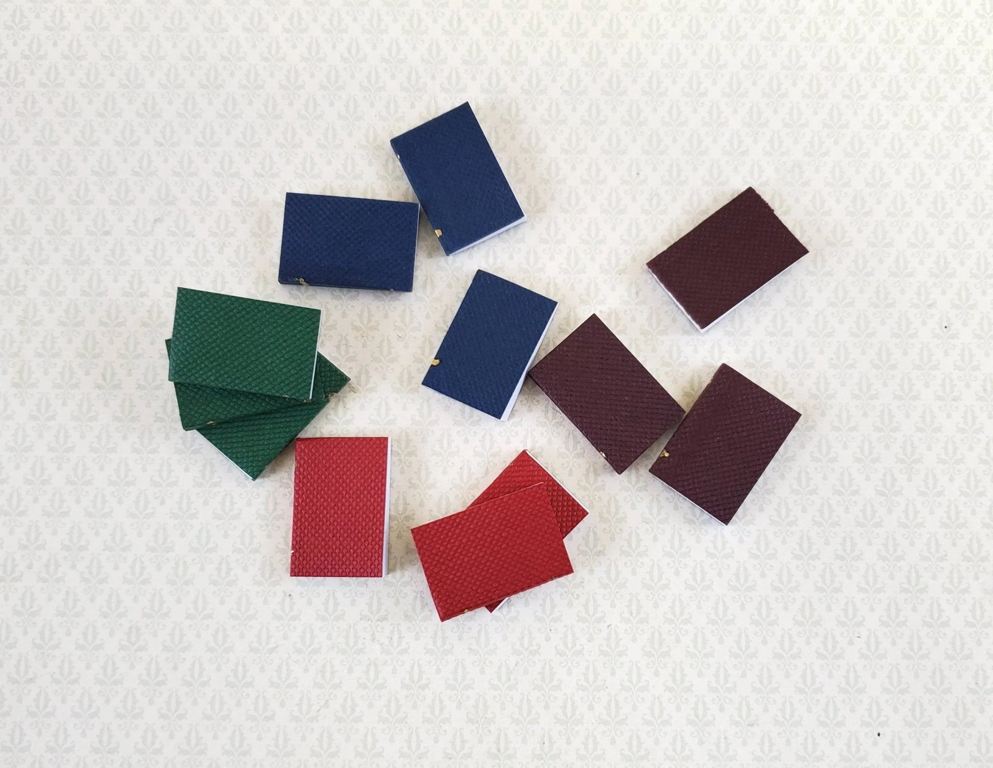 Dollhouse Miniature Books 12 Piece Book Set 7/8" tall 1:12 Scale