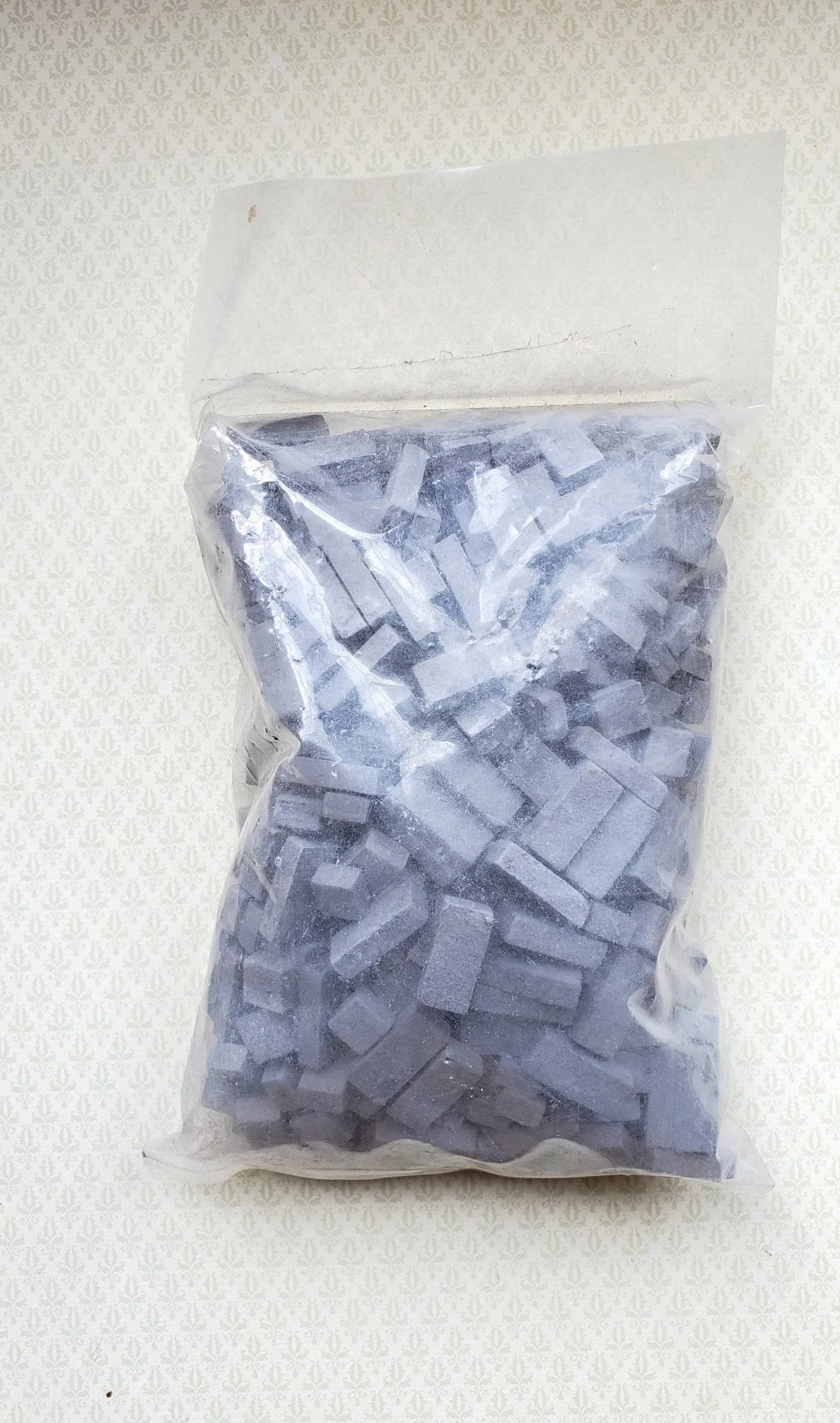 Dollhouse Miniature Bricks Charcoal Gray by Andi Mini Brick & Stone 1:12 Scale 325 Pieces - Image 2