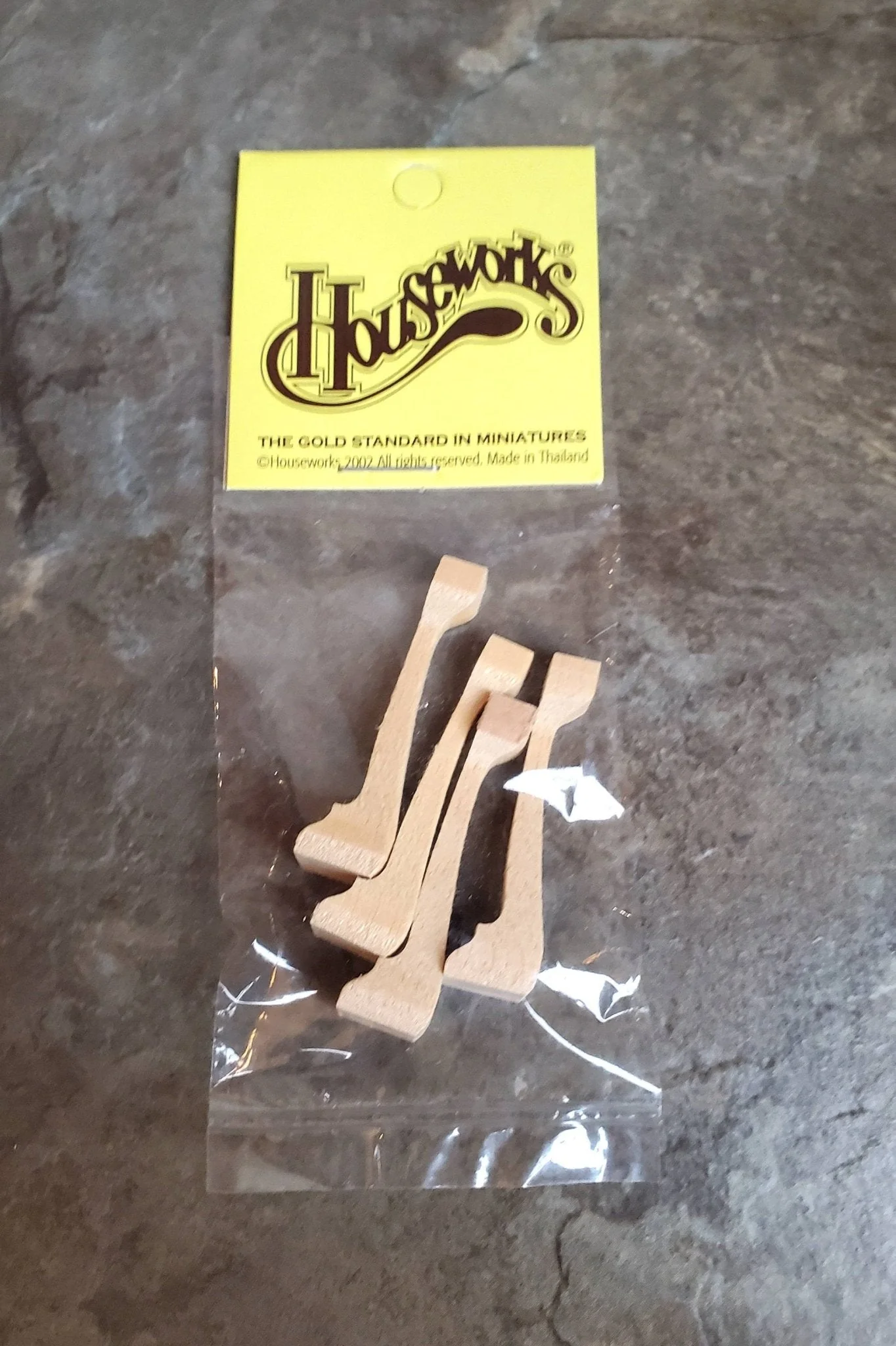 Dollhouse Miniature Cabriole Legs Medium for Furniture Set of 4 Pieces 1 9/16" tall