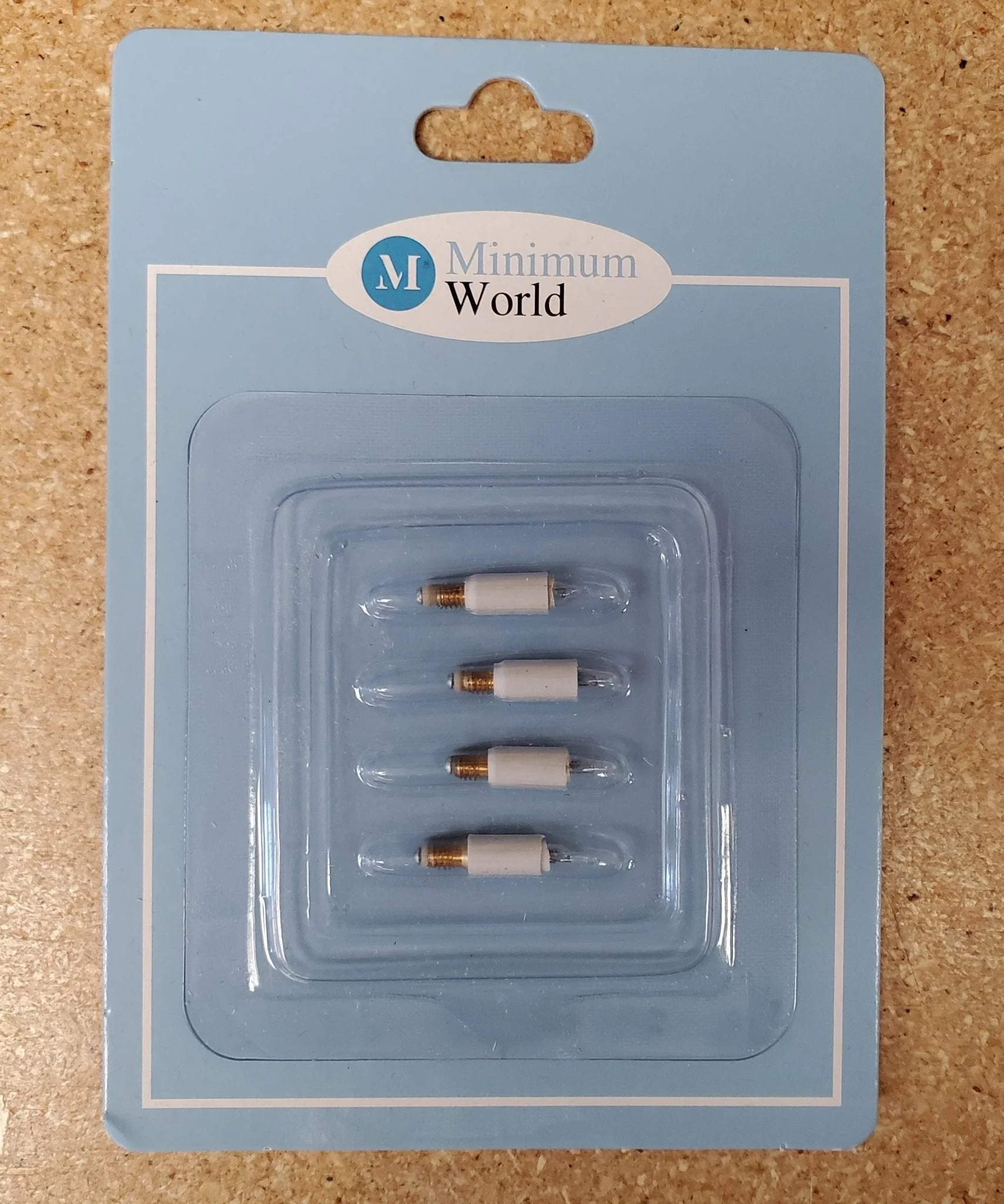 Dollhouse Miniature Candle Stick Bulbs 12 Volt 4 piece 1:12 Scale Replacement Lights