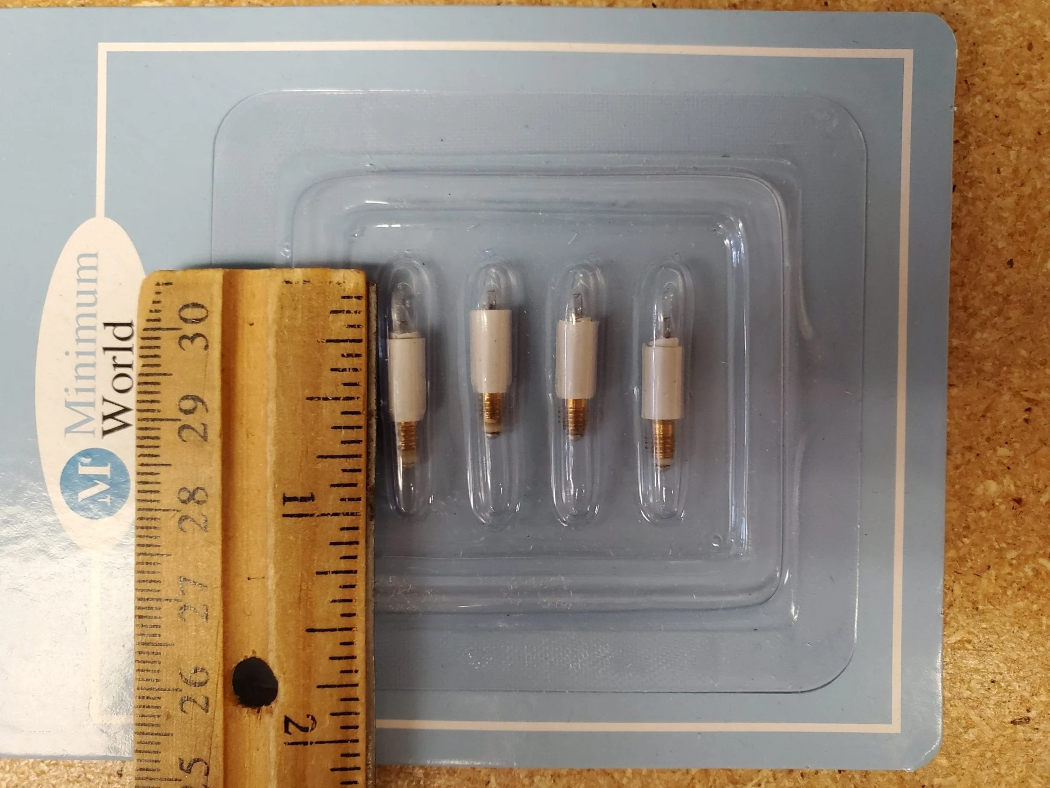 Dollhouse Miniature Candle Stick Bulbs 12 Volt 4 piece 1:12 Scale Replacement Lights - Image 3