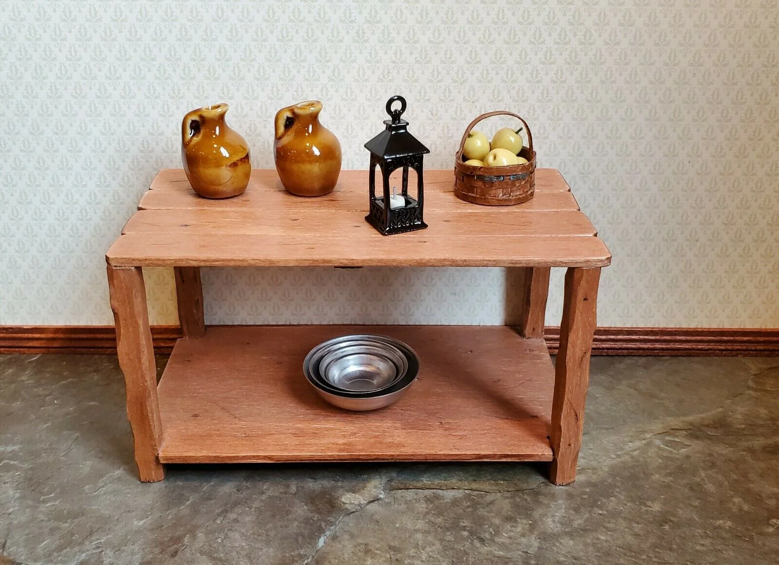 Dollhouse Miniature Carriage Lantern with Candle 1:12 Scale non electric - Image 3