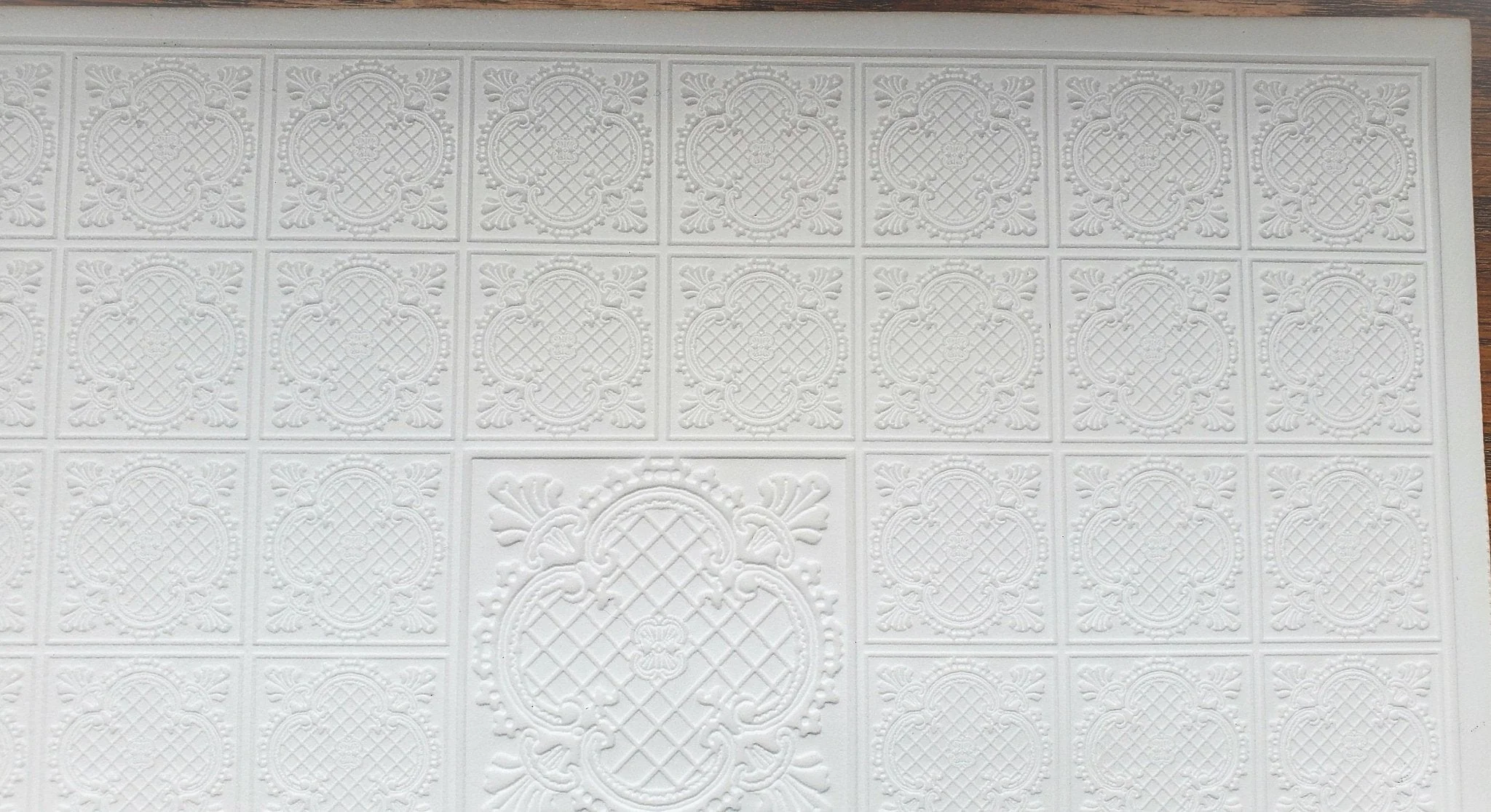 Dollhouse Ceiling Paper Embossed Textured Foam Board 1:12 Scale Miniature World Model 34946 - Image 3