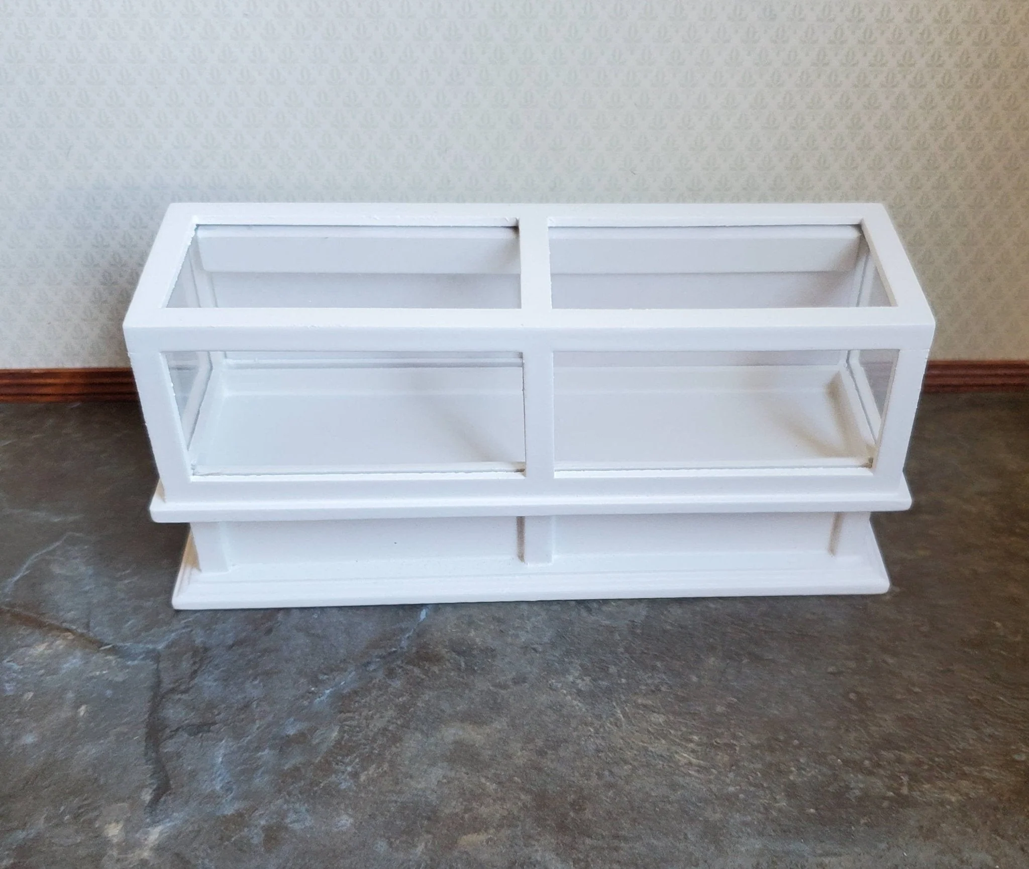 Dollhouse Miniature Display Counter for Bakery Store or Shop 1:12 Scale Furniture White - Image 4