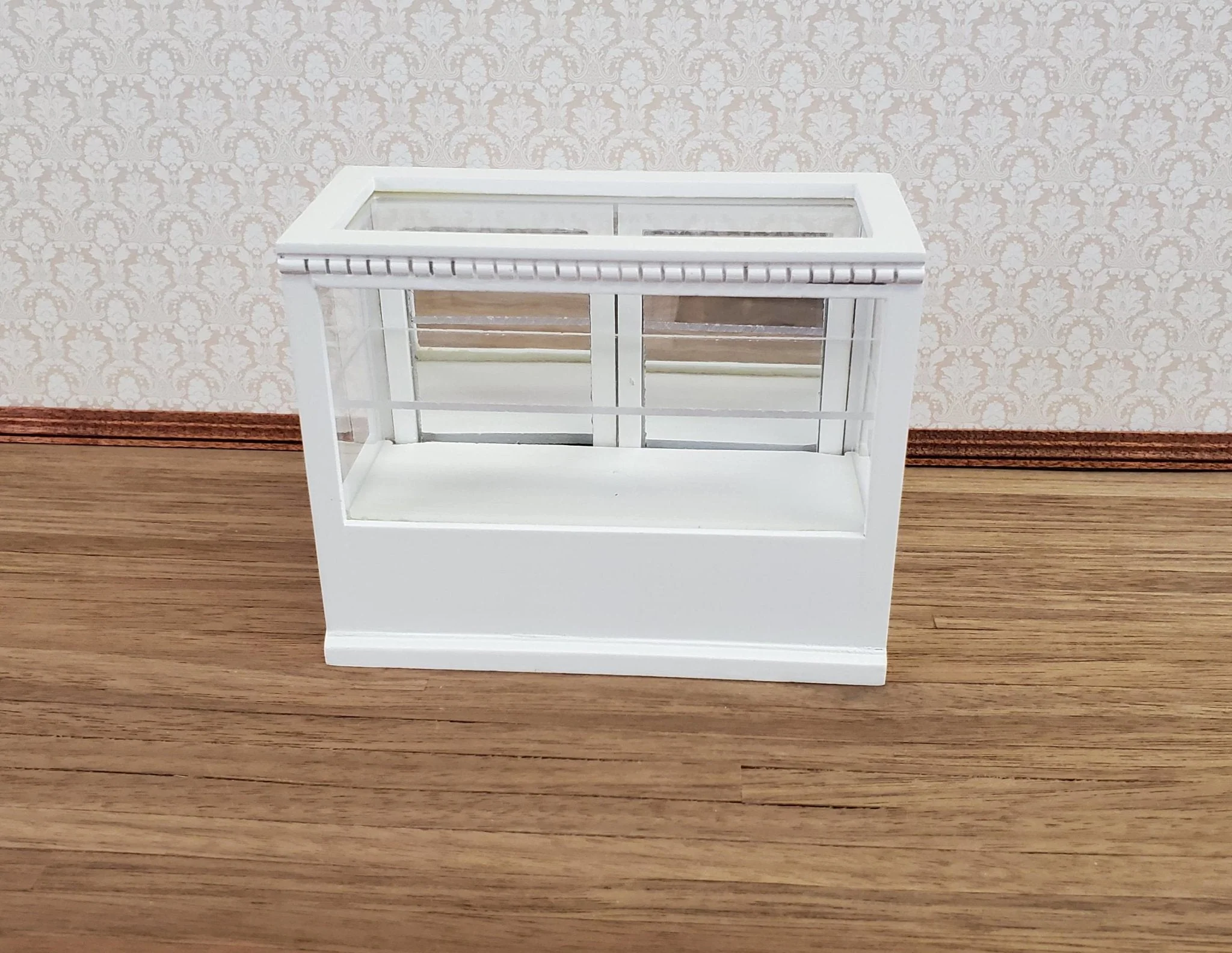 Dollhouse Miniature Display Counter for Bakery Store or Shop 1:12 Scale Furniture White