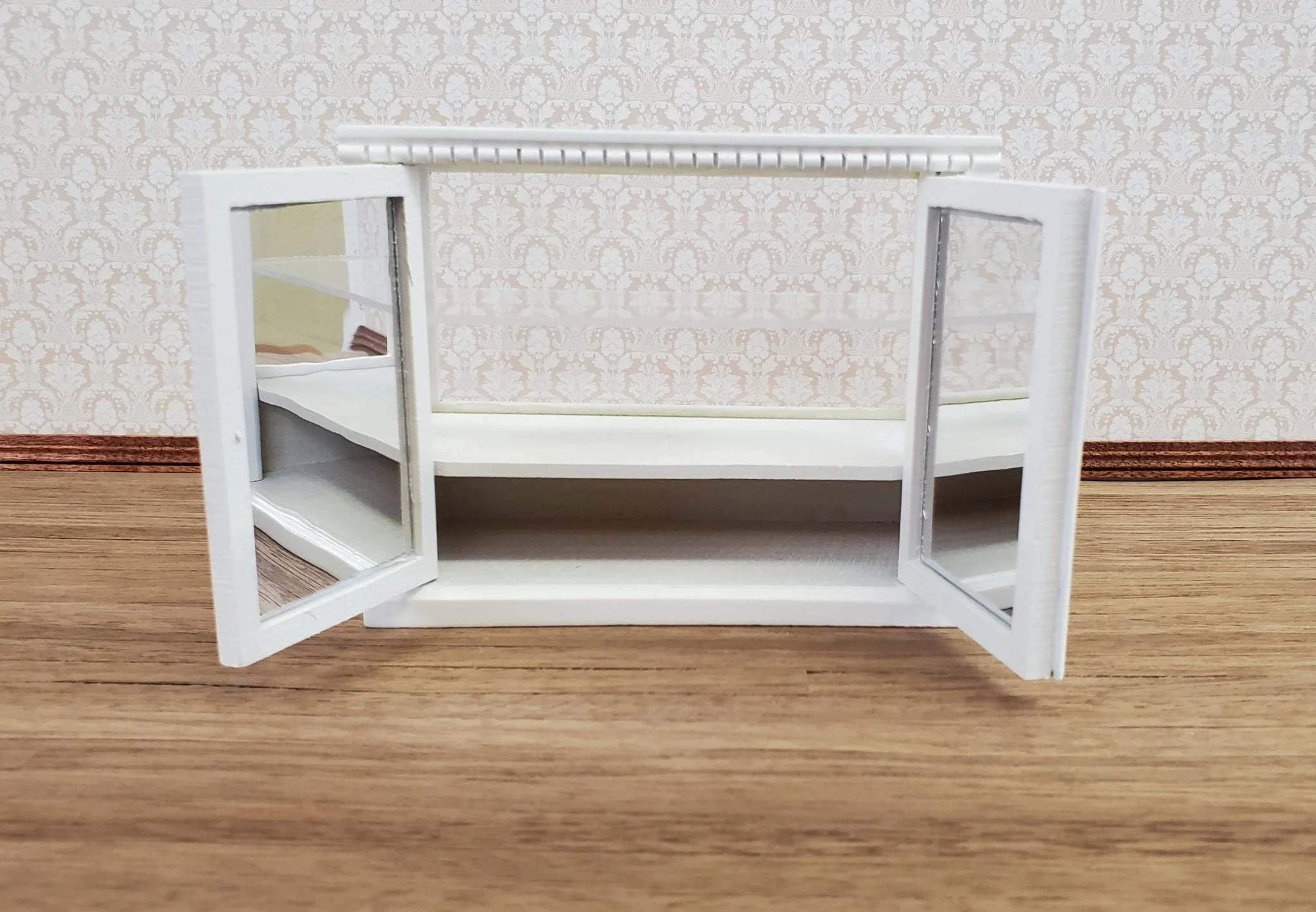 Dollhouse Miniature Display Counter for Bakery Store or Shop 1:12 Scale Furniture White - Image 5