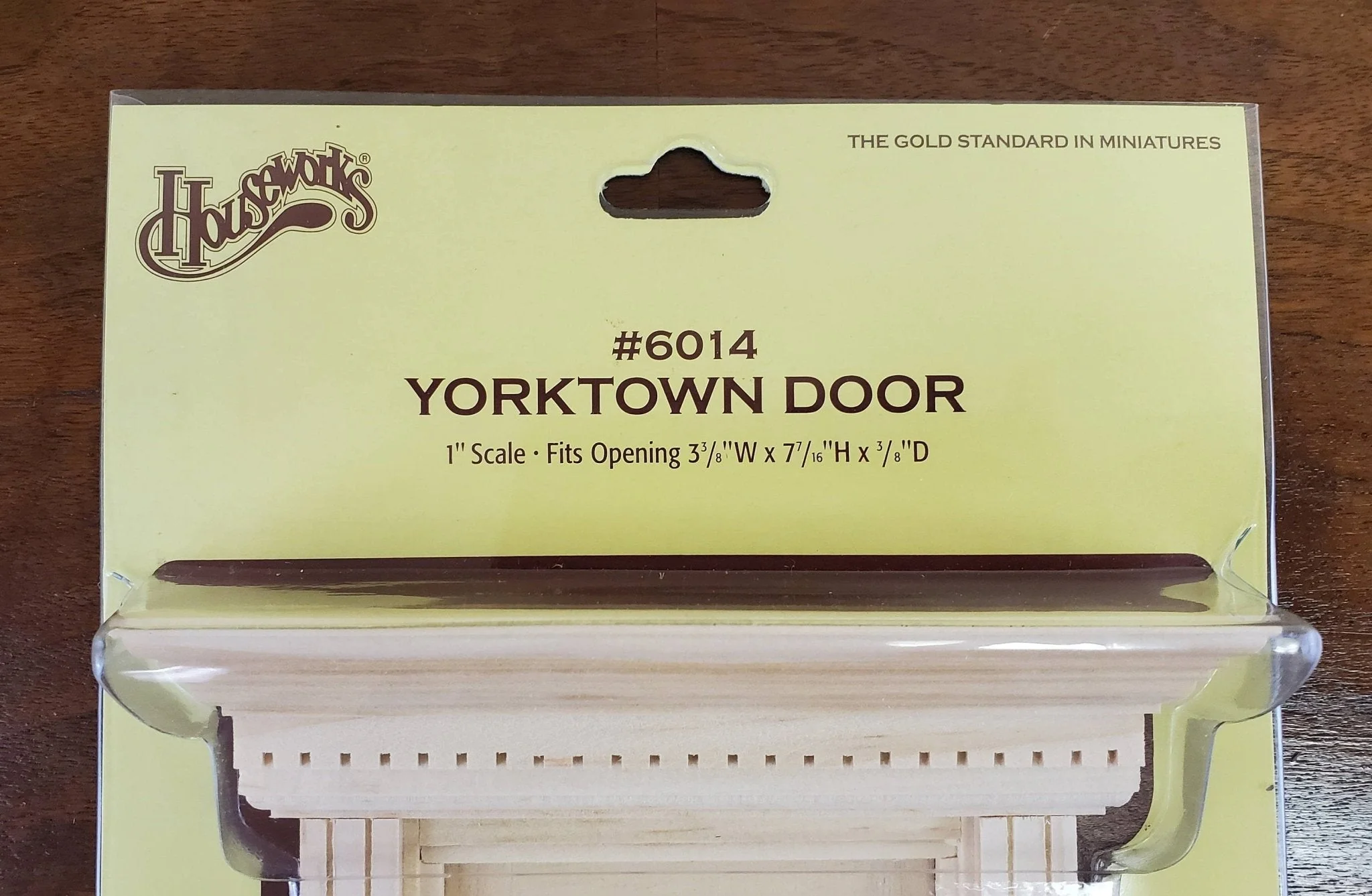 Dollhouse Miniature Door Yorktown 1:12 Scale Interior Exterior Houseworks 6014 - Image 2