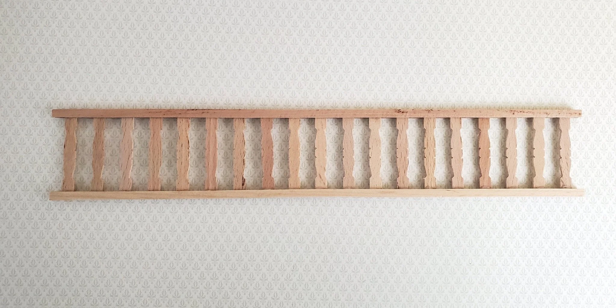 Dollhouse Miniature Fence Railing 1 Piece for Porches Decks Gardens 1:12 Scale - Image 2