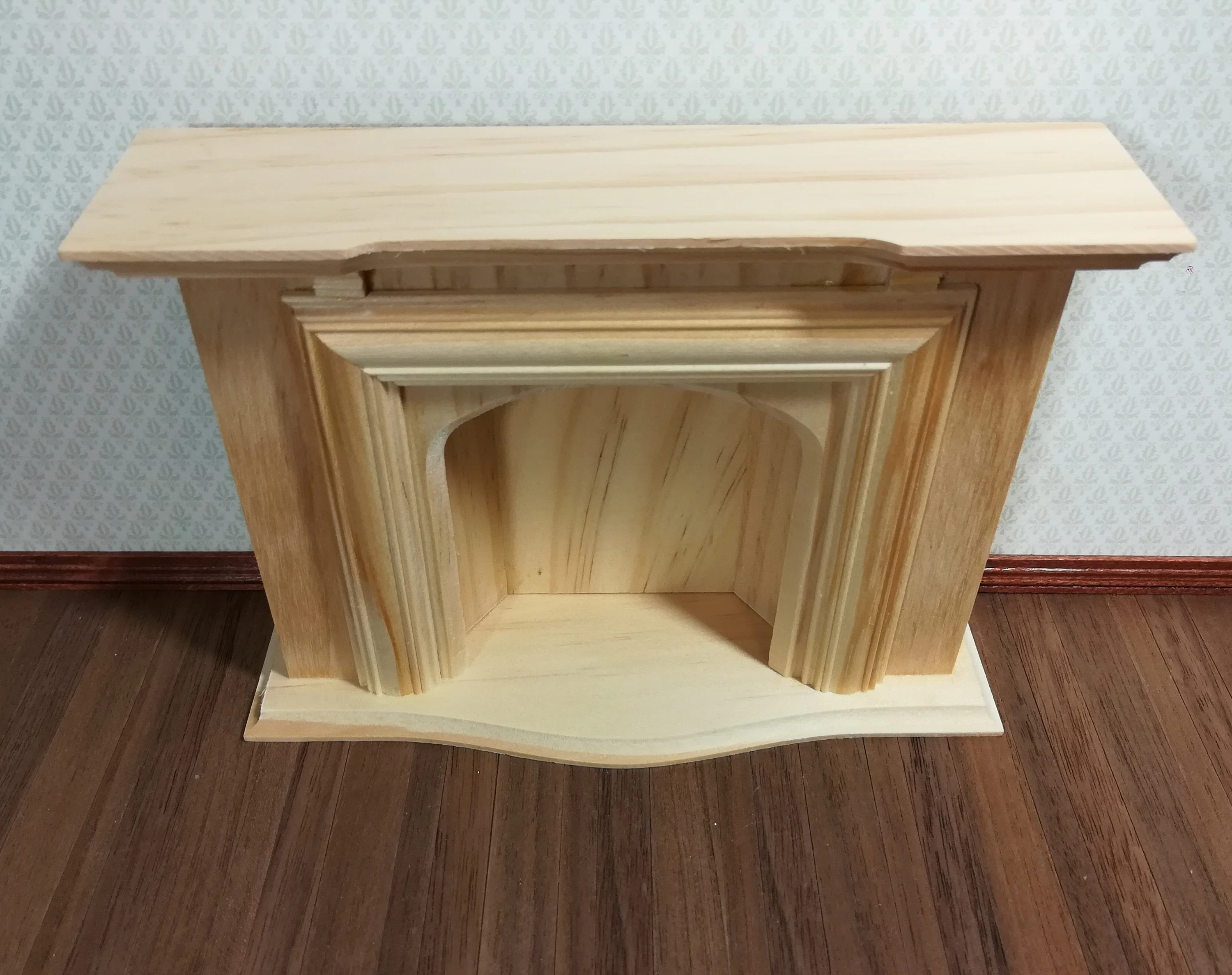 Dollhouse Miniature Fireplace Large by Houseworks DIY 1:12 Scale Furniture Unfinished - Image 3
