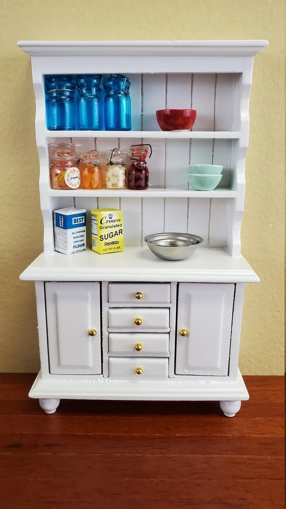 Dollhouse Miniature Flour & Sugar Baking 1:12 Scale Kitchen Food - Image 5