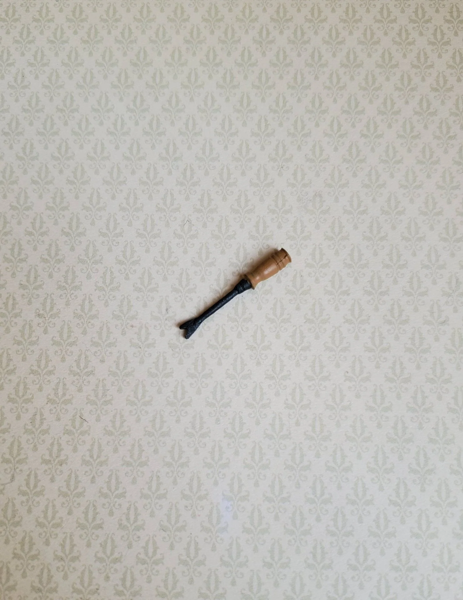 Dollhouse Miniature Garden Dandelion Weeder Gardening Tool 1:12 Scale Metal