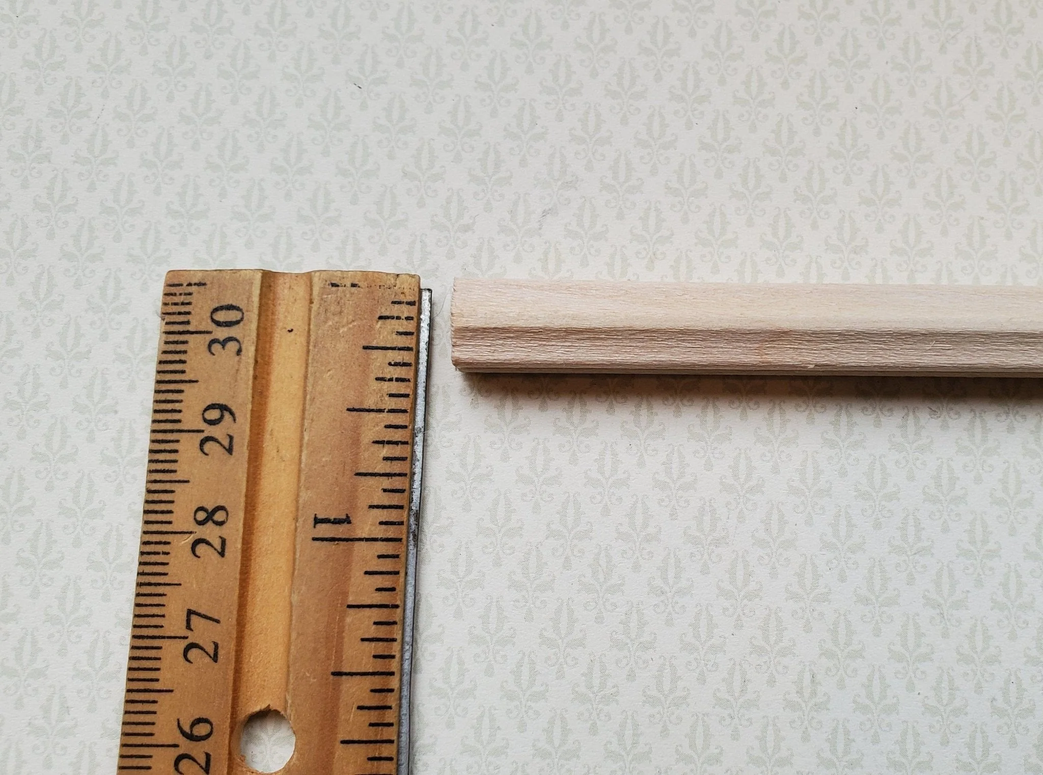 Dollhouse Miniature Handrail Banister for Stairs 3/8" w x 18" long 1:12 Scale HRB10 - Image 3