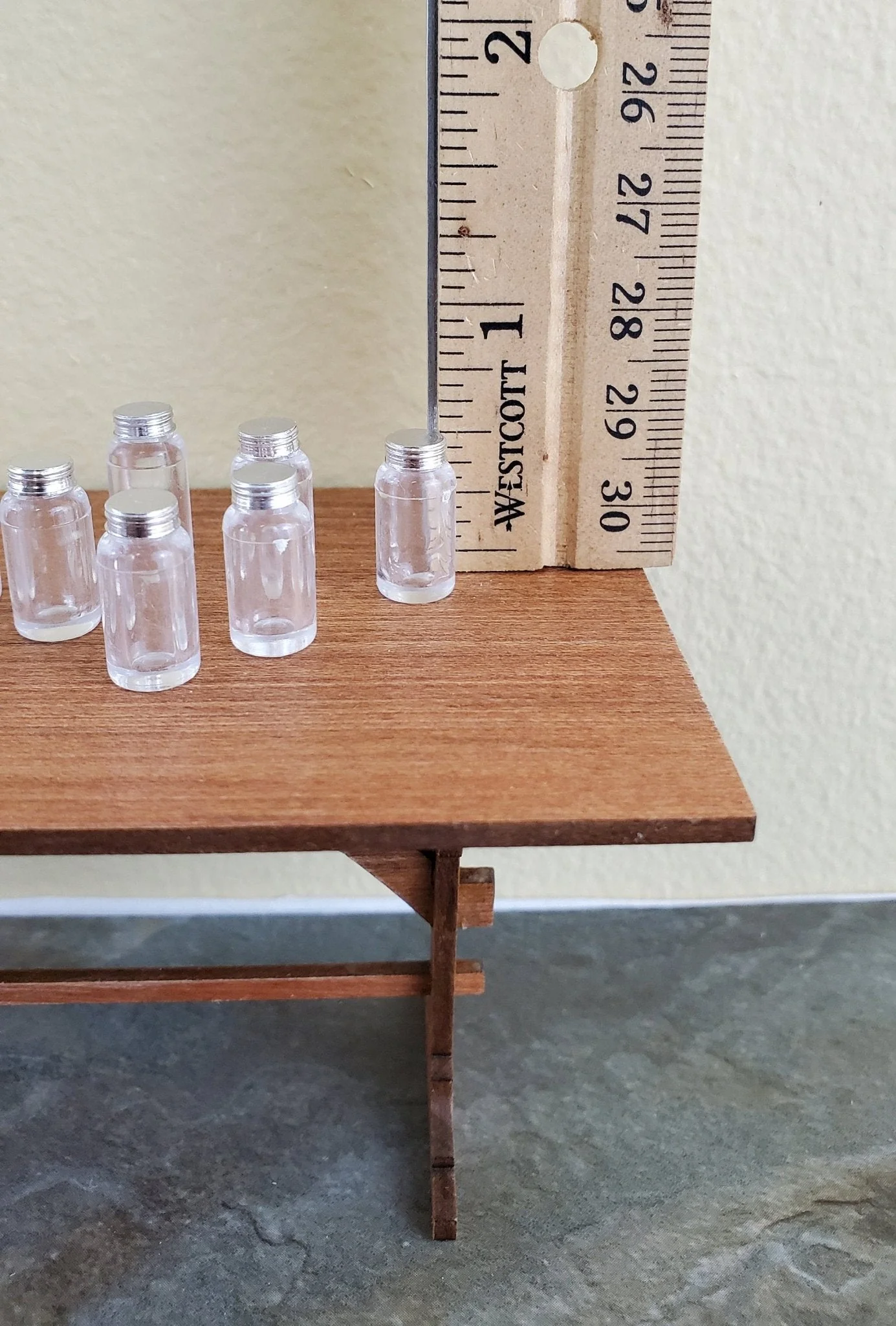 Dollhouse Miniature Jars with Lids Medium for Canning or Potions x12 1:12 Scale - Image 3
