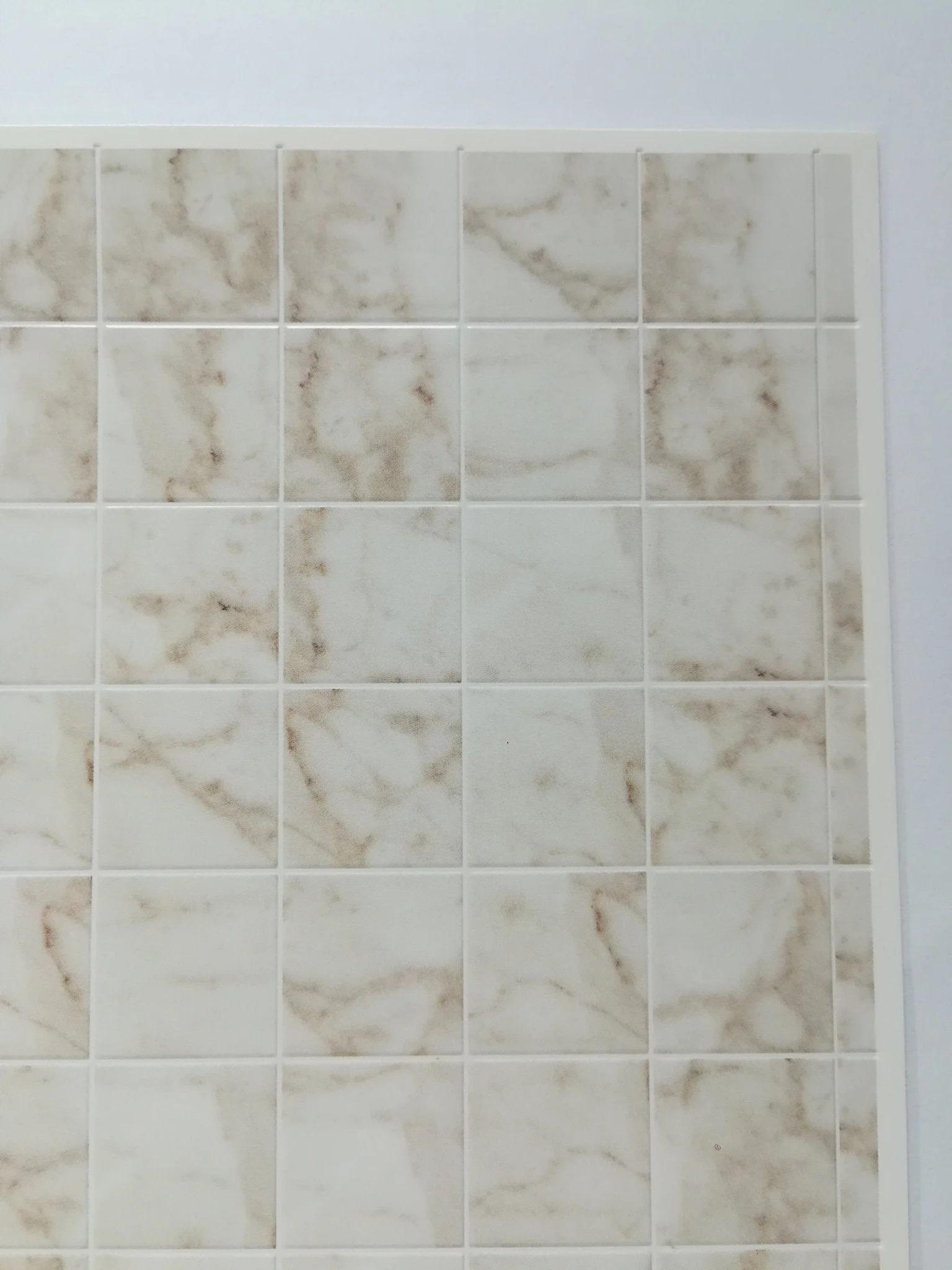 Dollhouse Miniature Marble Square Tile Flooring Textured Card Stock Glossy 1:12 - Image 2