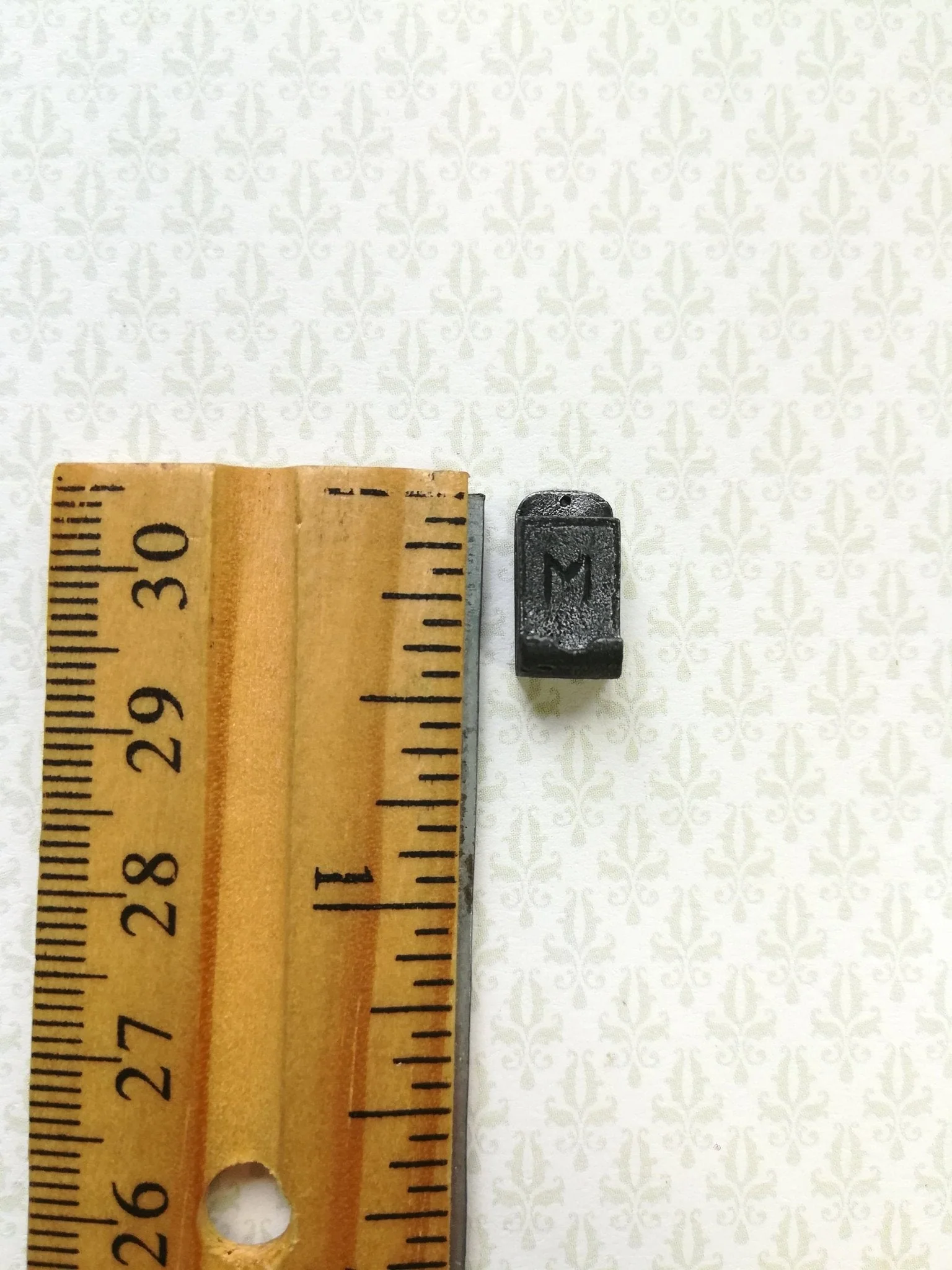 Dollhouse Miniature Match Box Holder Kitchen Wall for Matches 1:12 Scale - Image 2