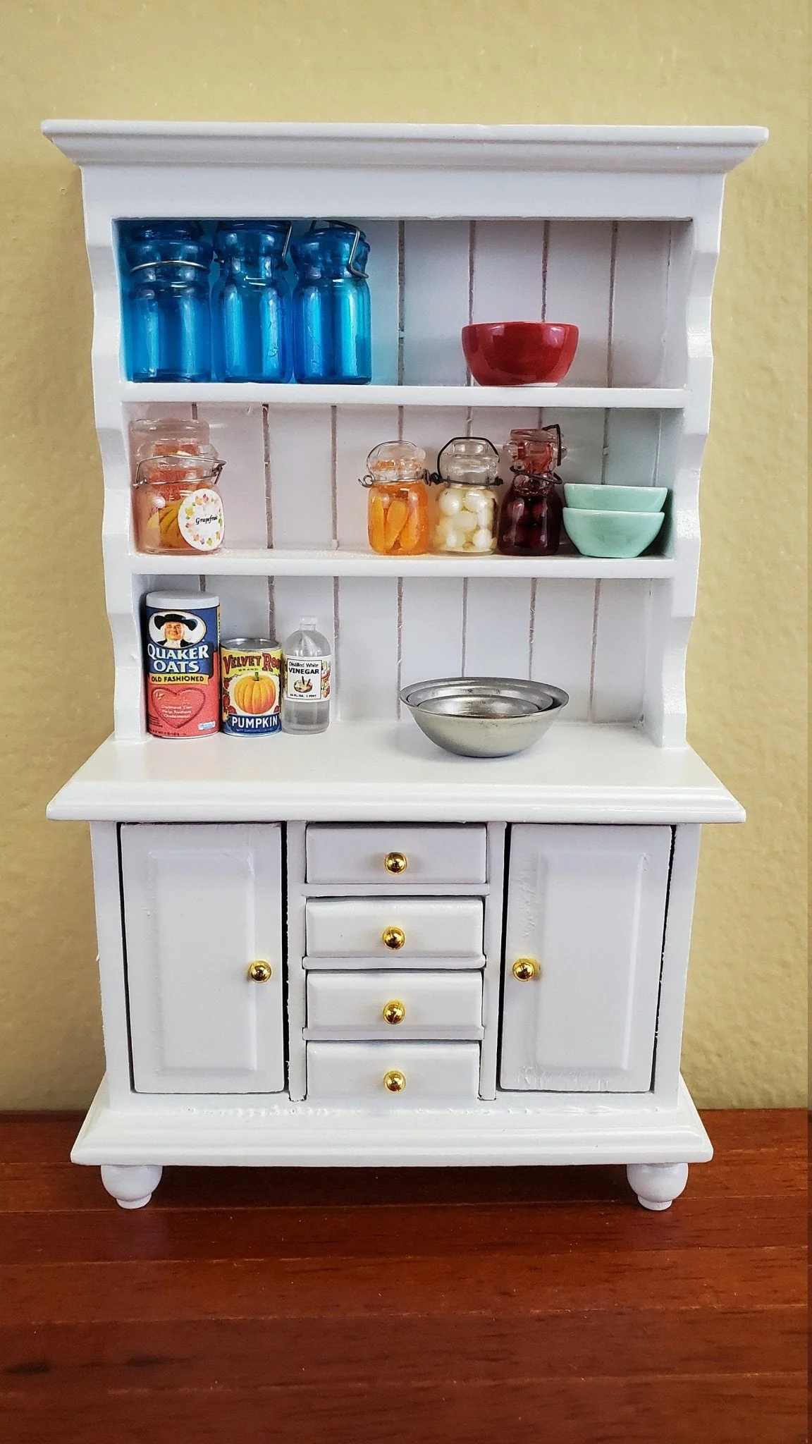 Dollhouse Miniature Old Fashioned Quaker Oats Oatmeal 1:12 Scale Kitchen Food - Image 3
