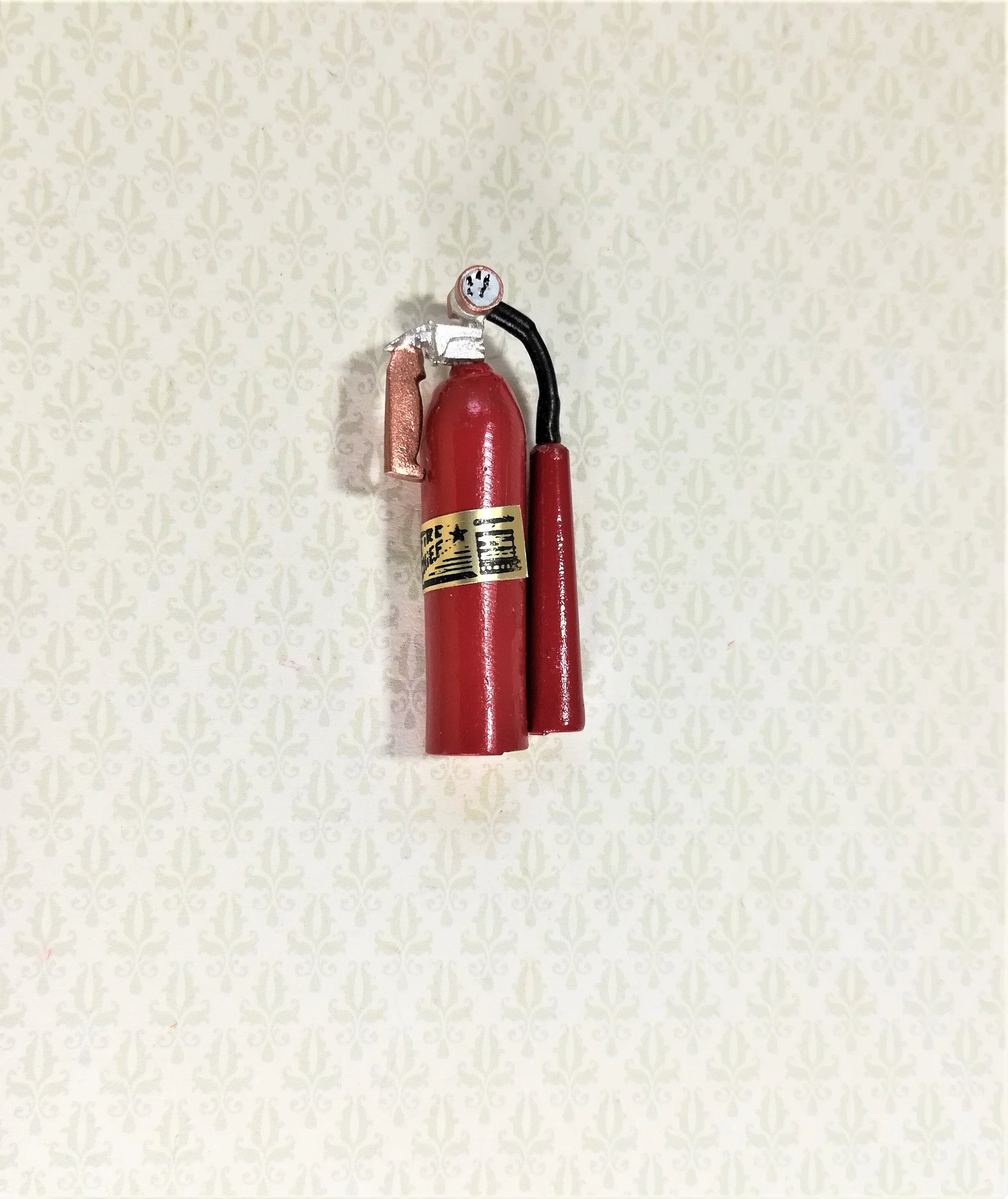 Dollhouse Miniature Red Fire Extinguisher Sir Thomas Thumb 1:12 Scale Metal