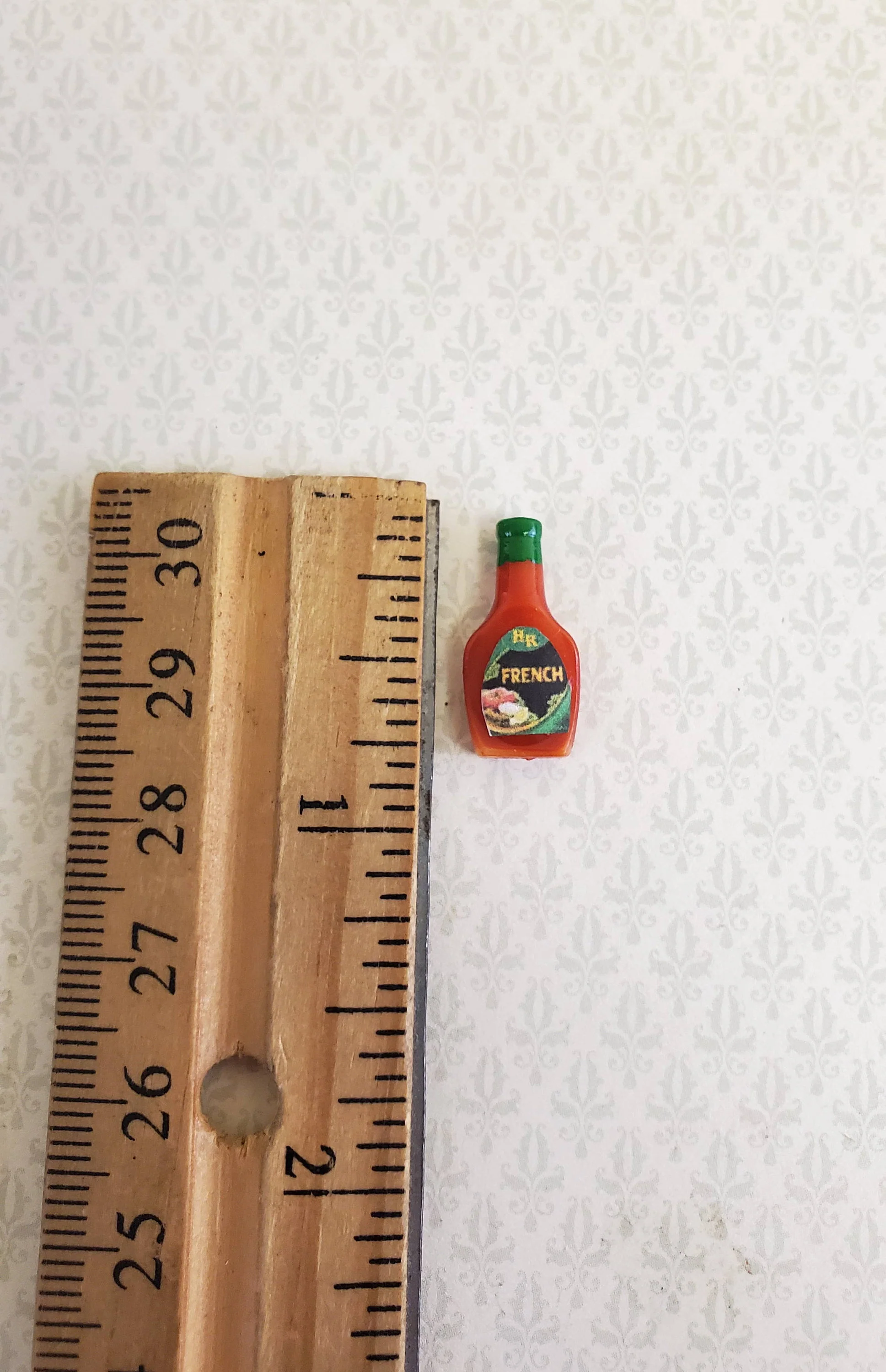 Dollhouse Miniature Salad Dressing x3 Bottles 1:12 Scale Kitchen Food Accessory - Image 2