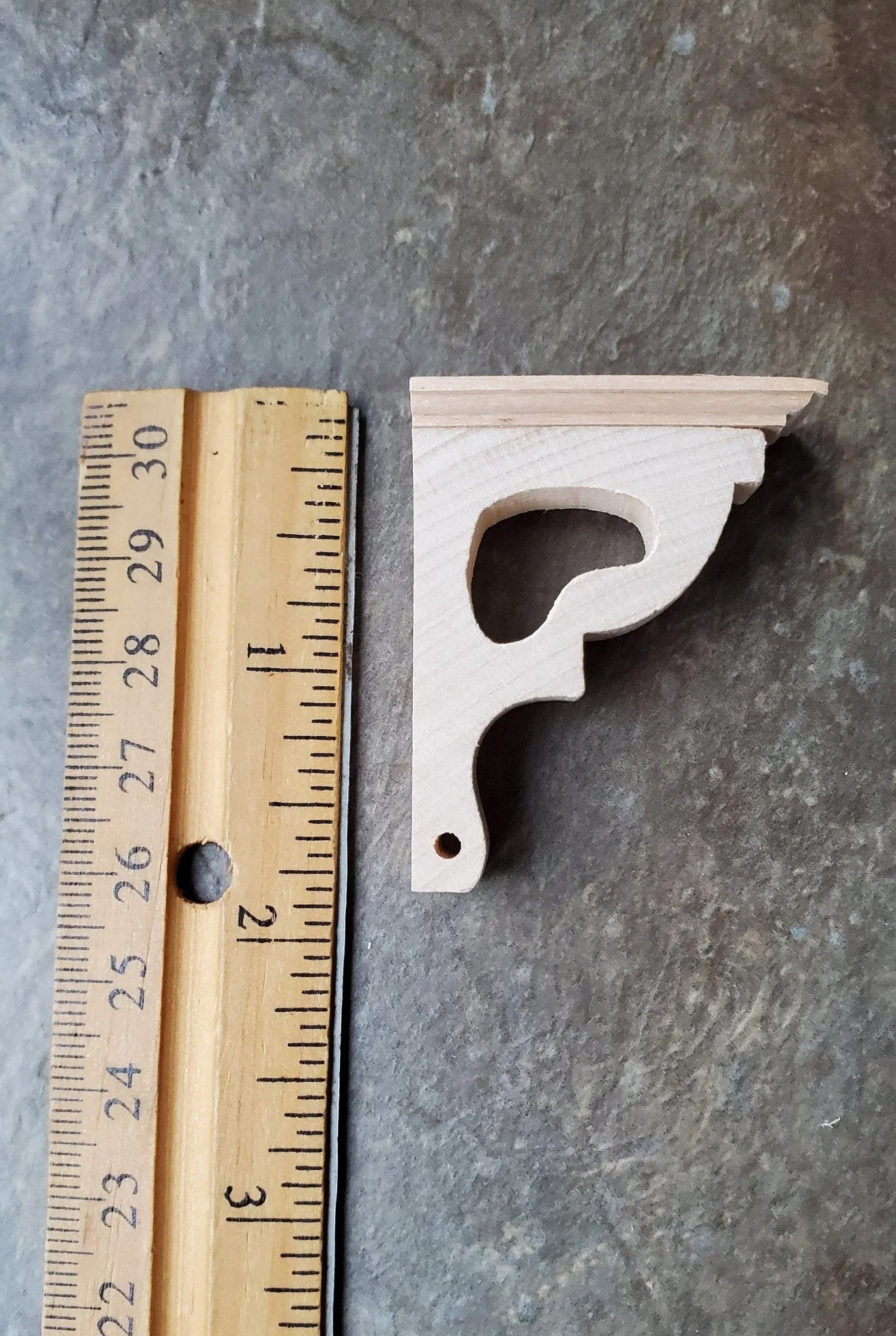 Dollhouse Miniature Wood Corbels or Brackets Extra Large 1:12 Scale Set of 4 Victorian HW7028 - Image 3