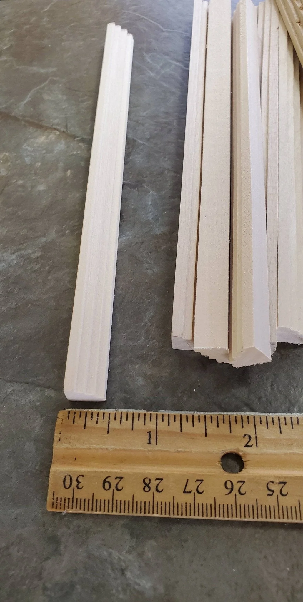 Dollhouse Miniatures 6" Cornice Crown Molding Scrap Trim x10 Pieces 1:12 Scale Building 70233 - Image 3