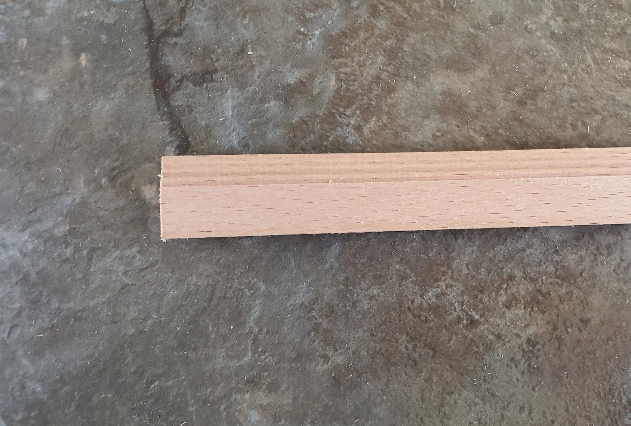 Dollhouse Miniatures Baseboard Trim Molding 11/16" x 18" long 1:6 Scale CLA77968 - Image 2