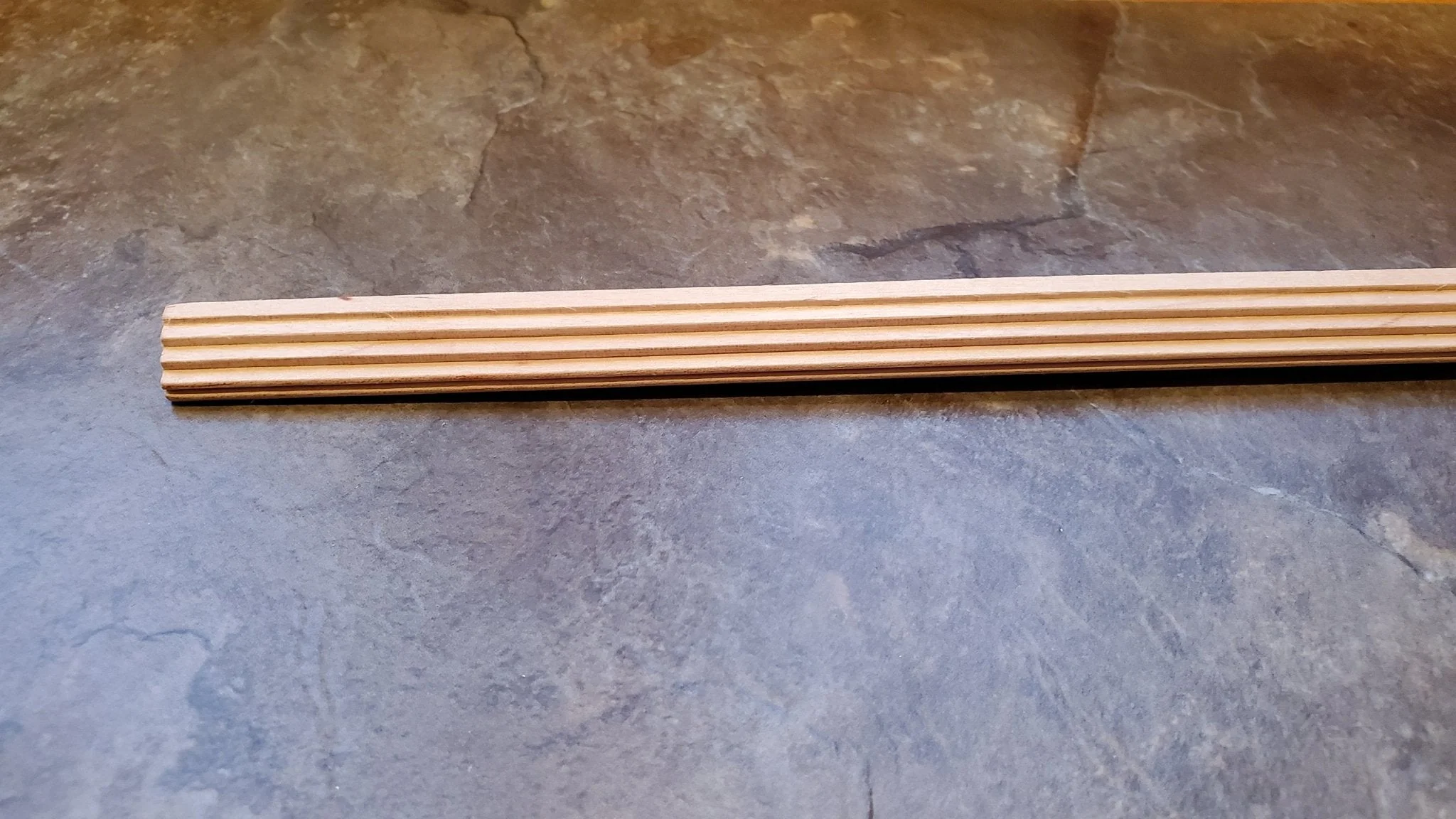 Dollhouse Step Crown Molding Trim Cornice 3/8" wide x 18" long 1:12 Scale - Image 3