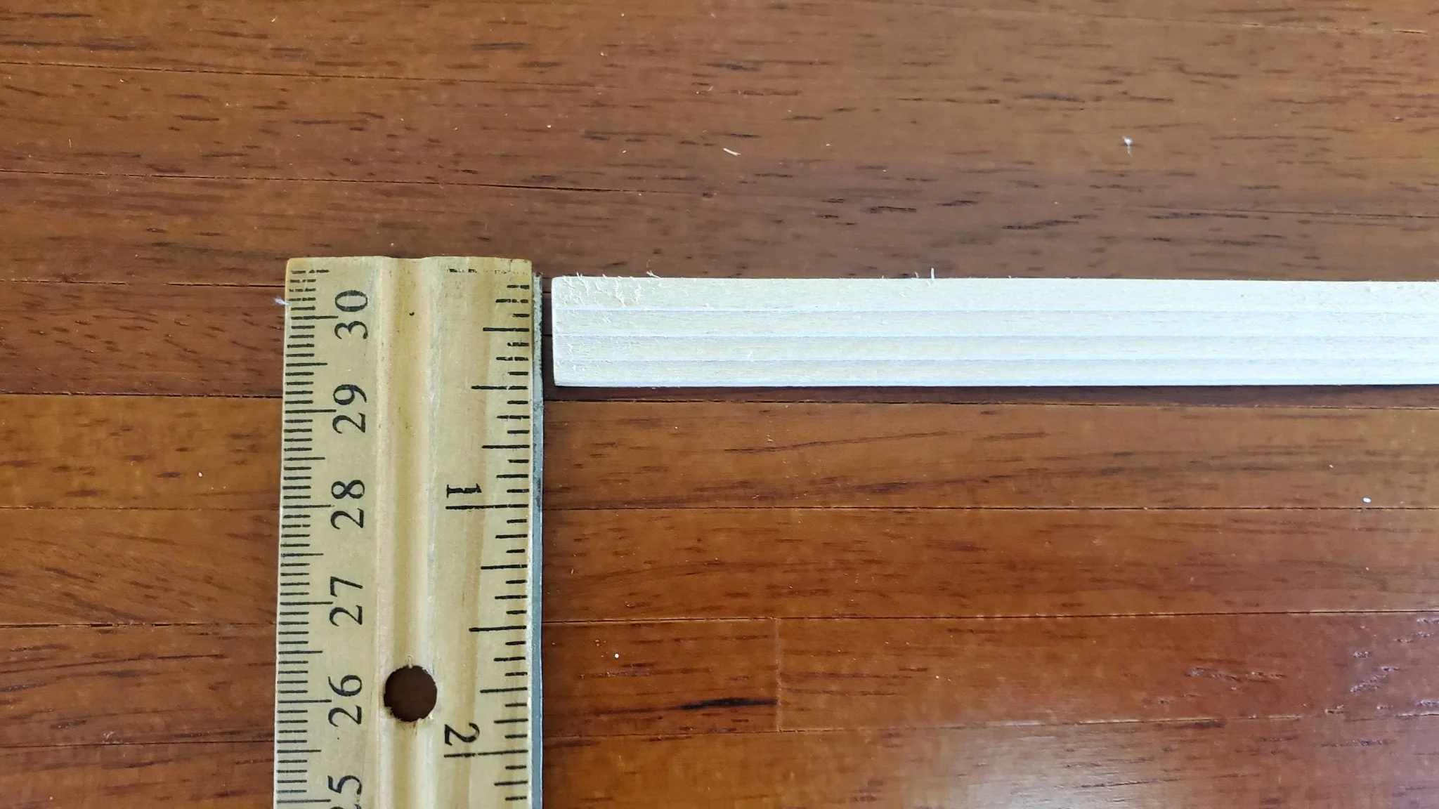 Dollhouse Step Crown Molding Trim Cornice 3/8" wide x 18" long 1:12 Scale - Image 4