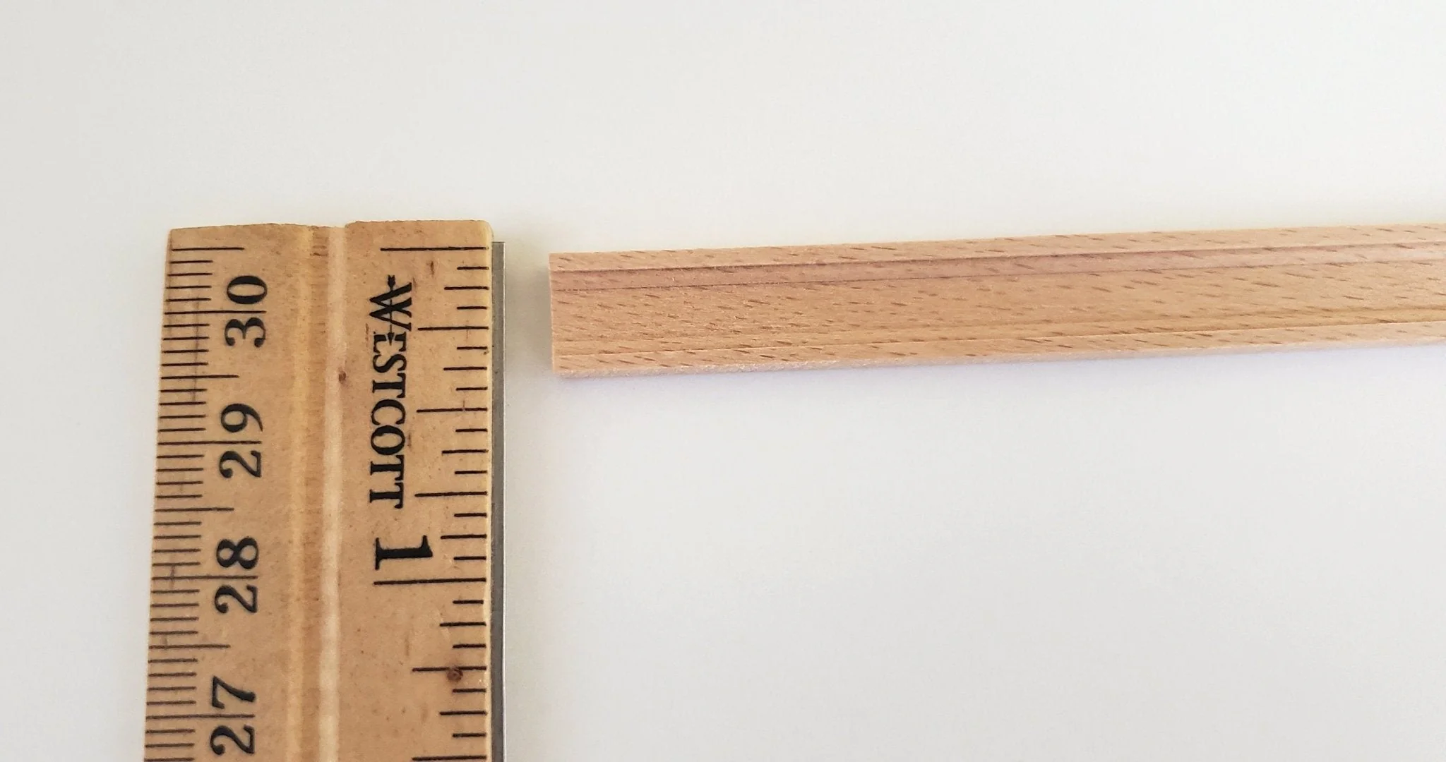 Dollhouse Miniatures Window or Door Casing Trim Molding 3/8" wide x 18" long 1:12 Scale CLA71381 - Image 3