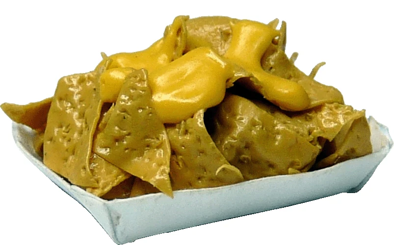 Dollhouse Nacho Chips with Melted Cheese 1:12 Scale Miniature Food Kitchen
