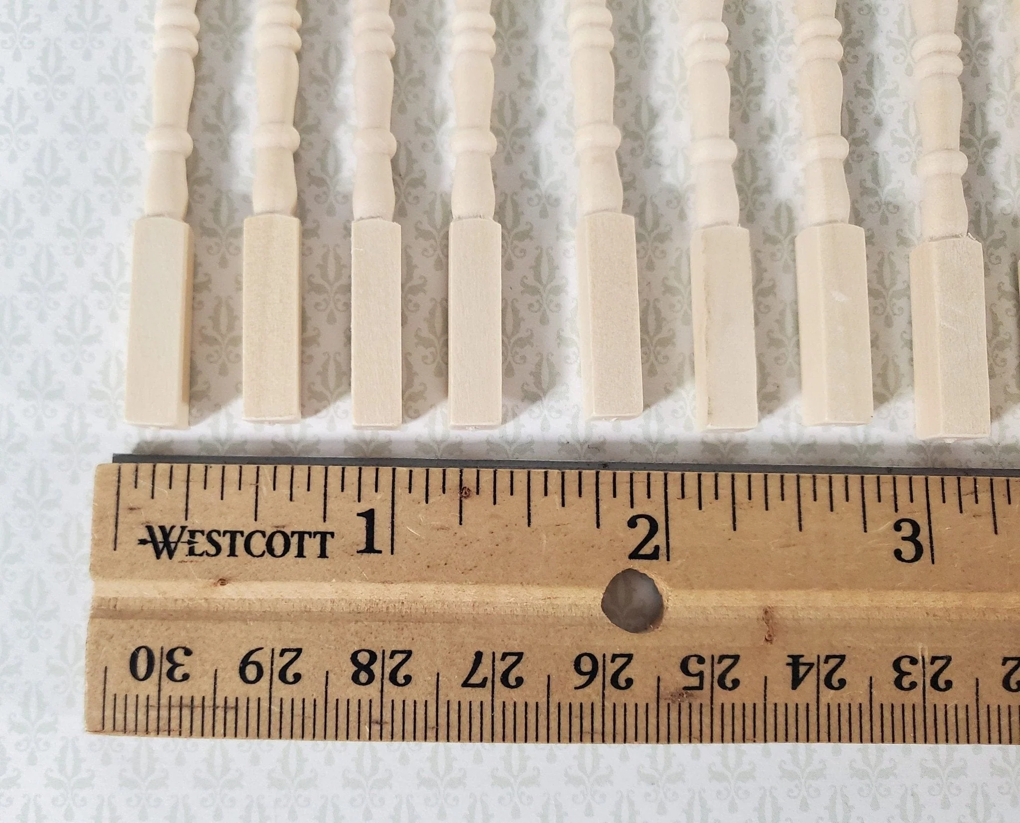 Dollhouse Narrow Newel Posts Spindles Set of 12 1:12 Scale Miniatures 2 3/8" Tall - Image 5