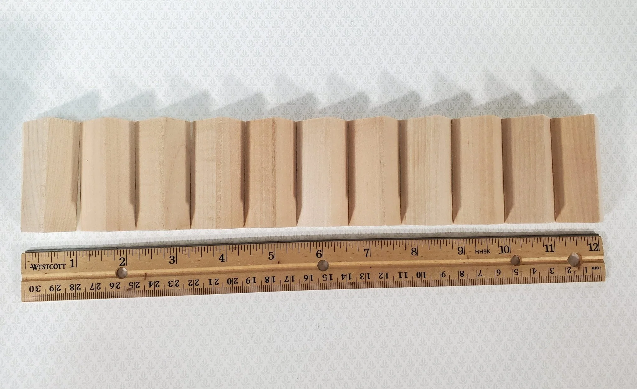 Dollhouse Narrow Stairs Stairway Up to 9.5" ceilings 1:12 Scale Miniature - Image 2
