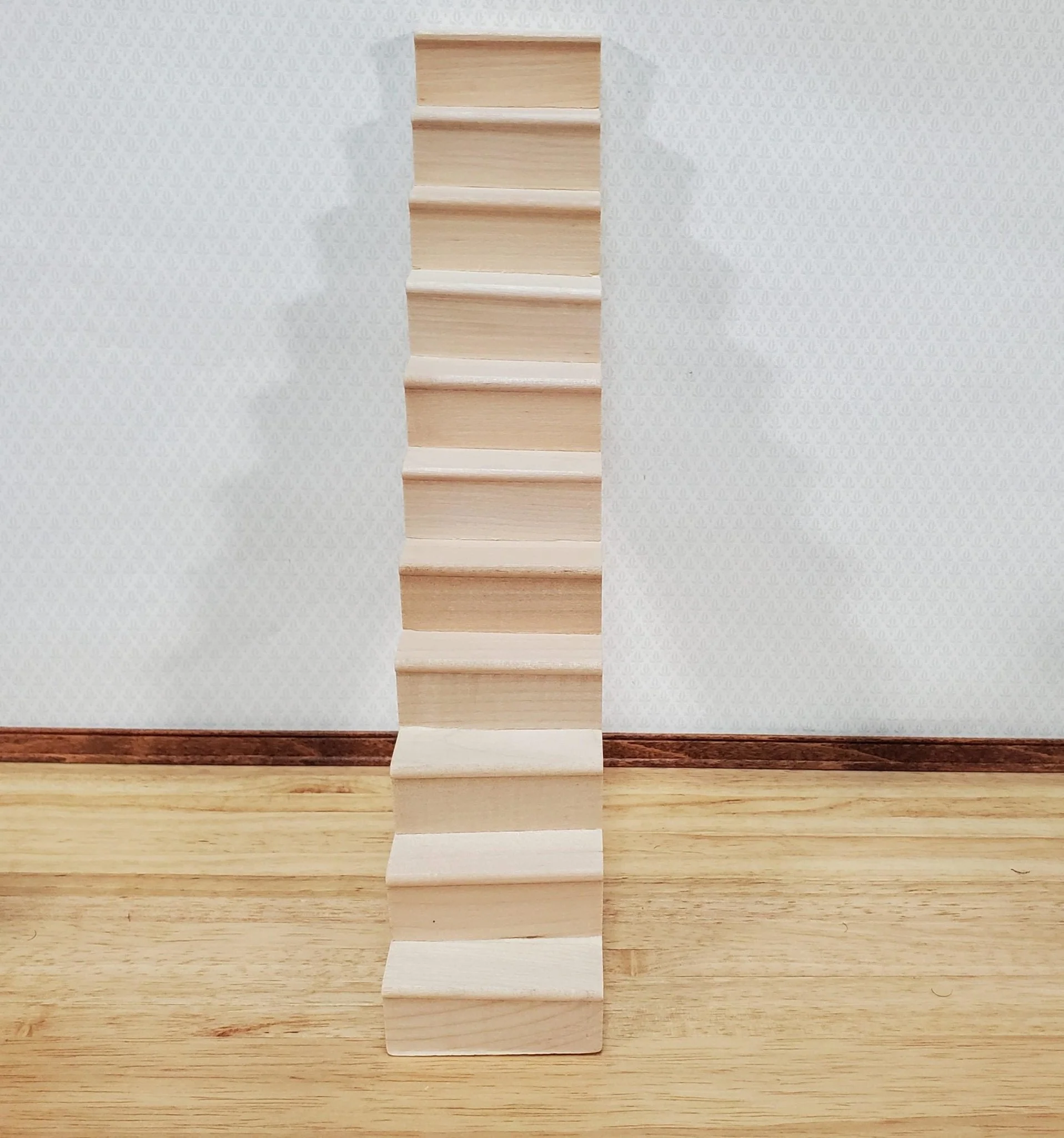 Dollhouse Narrow Stairs Stairway Up to 9.5" ceilings 1:12 Scale Miniature - Image 4