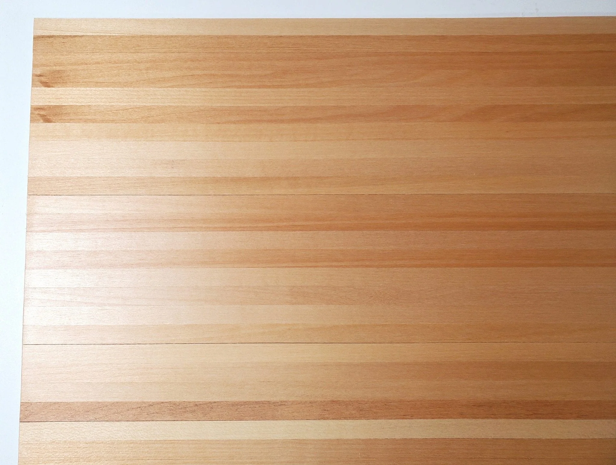 Dollhouse Blonde Wood Floor 8mm Wide Planks Peel & Stick 17" x 11 3/8" Miniatures - Image 2