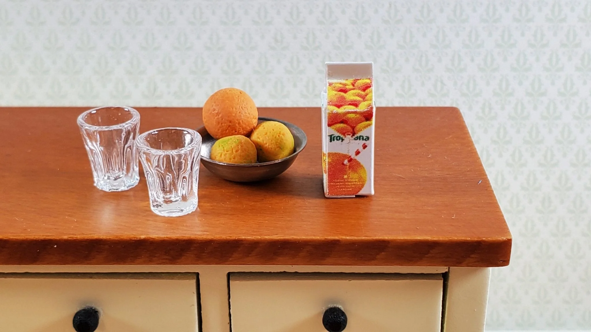 Dollhouse Orange Juice OJ Carton Tropicana 1:12 Scale Food Kitchen Accessory - Image 3