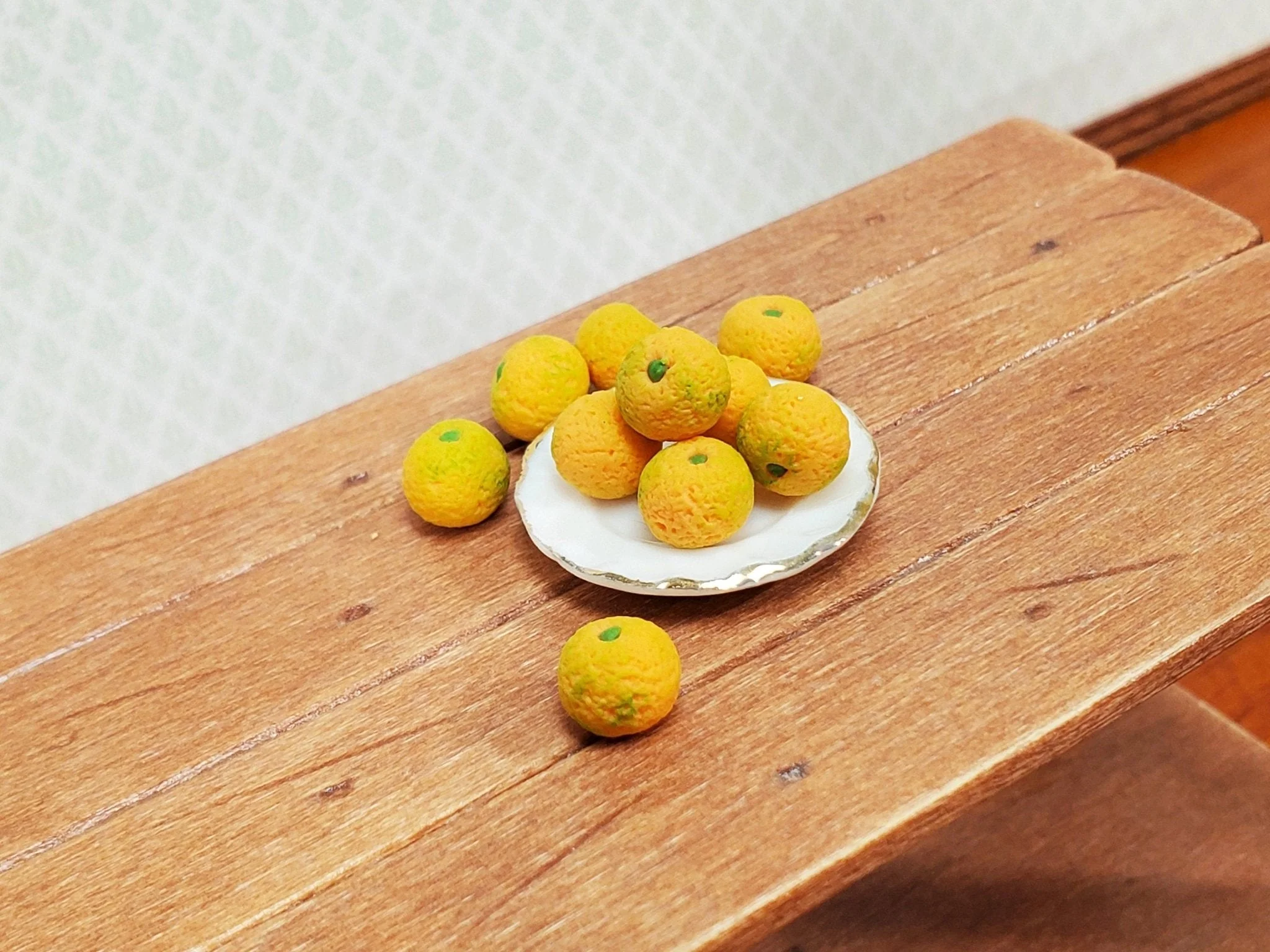 Dollhouse Oranges Set of 10 1:12 Scale Miniatures Kitchen Food Groceries - Image 3