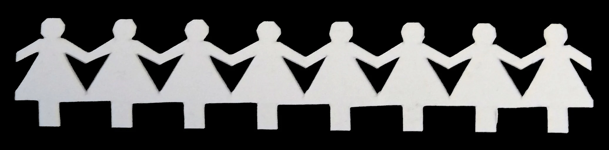 Dollhouse Paper Dolls Girls White 1:12 Scale Miniature