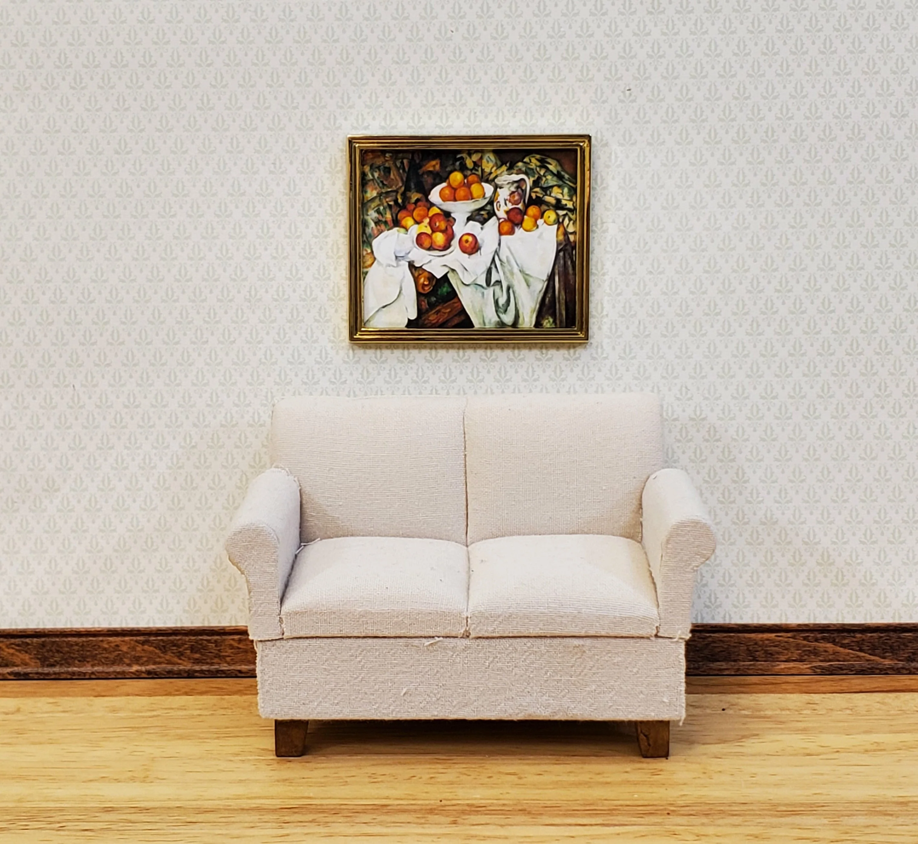 Dollhouse Mini Picture Frame Metal Gold for Paintings 1:12 Scale Miniature Slim - Image 5