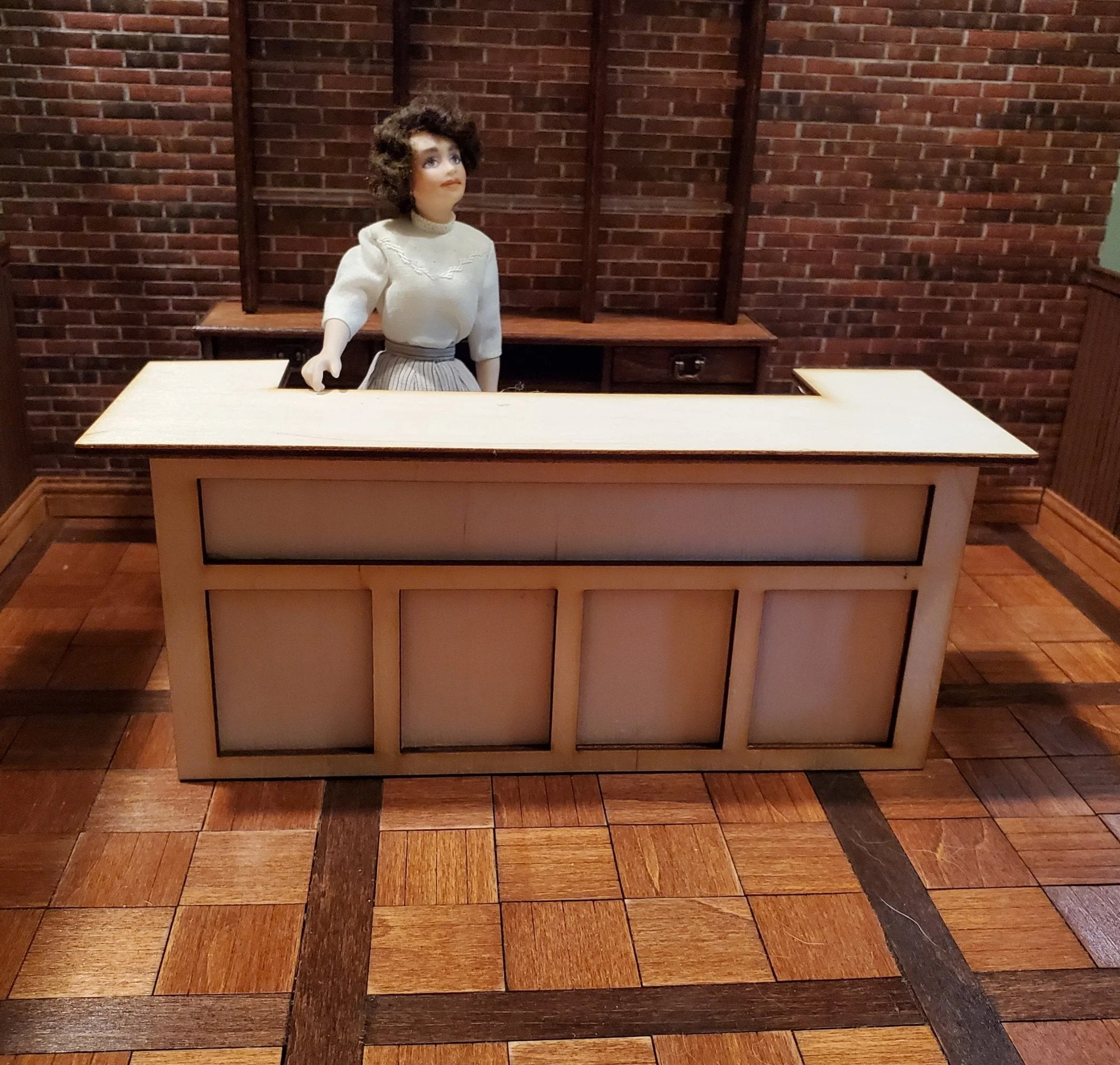 Dollhouse Pub Bar DIY KIT Wood Large Tudor or Irish 1:12 Scale Miniature - Image 5