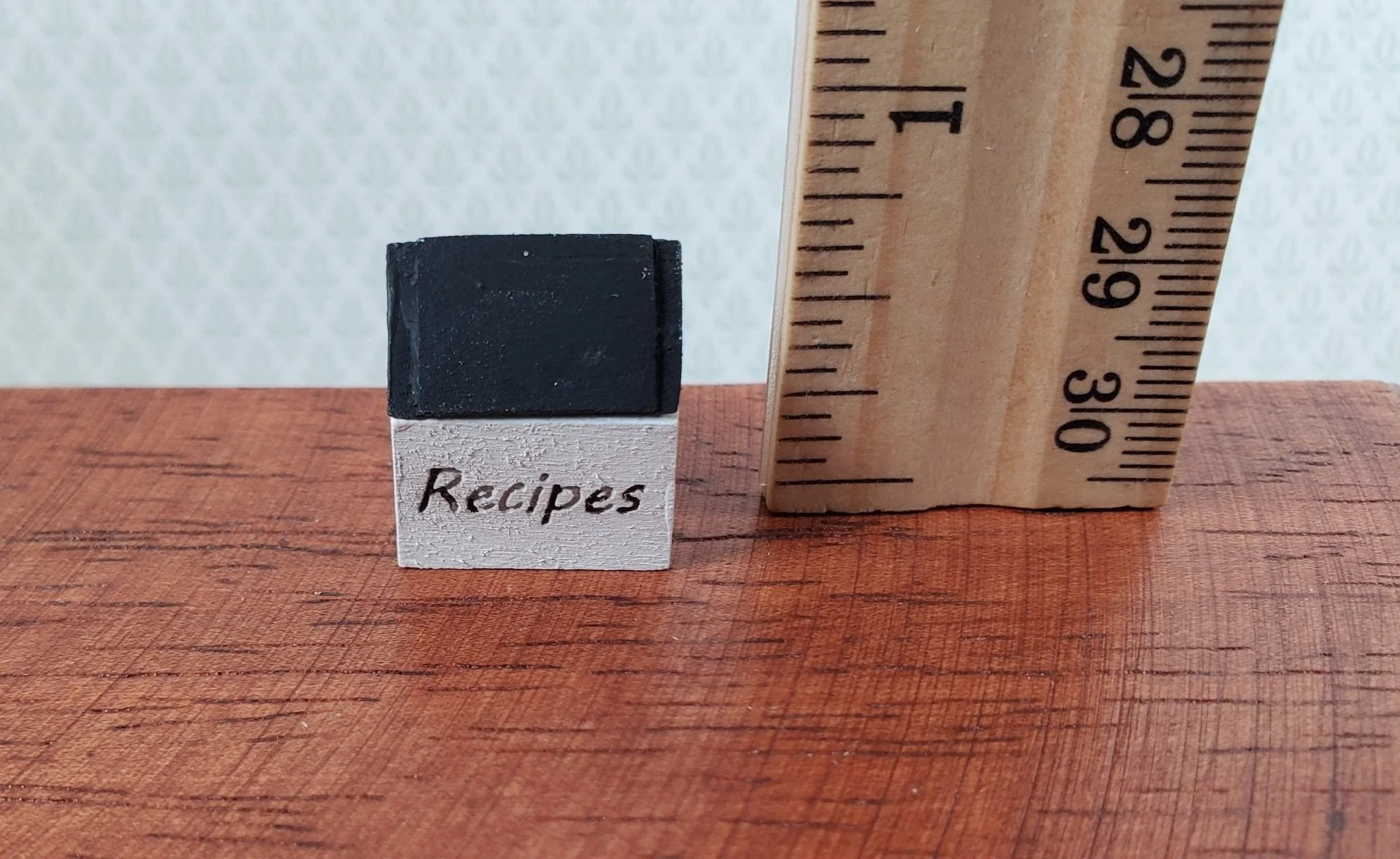 Dollhouse Recipe Box DIY Kit 1:12 Scale Miniature Kitchen Decor - Image 4