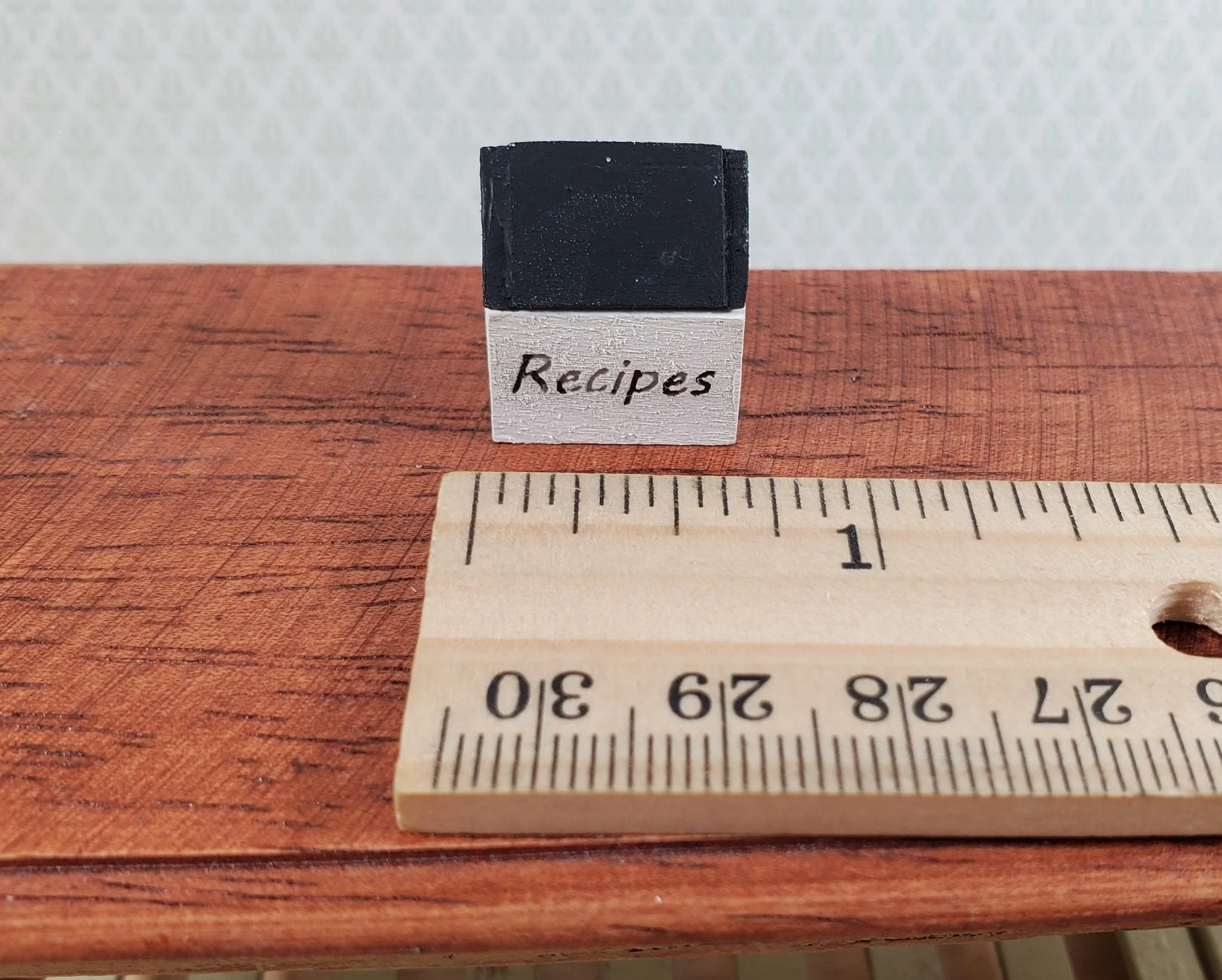 Dollhouse Recipe Box DIY Kit 1:12 Scale Miniature Kitchen Decor - Image 5
