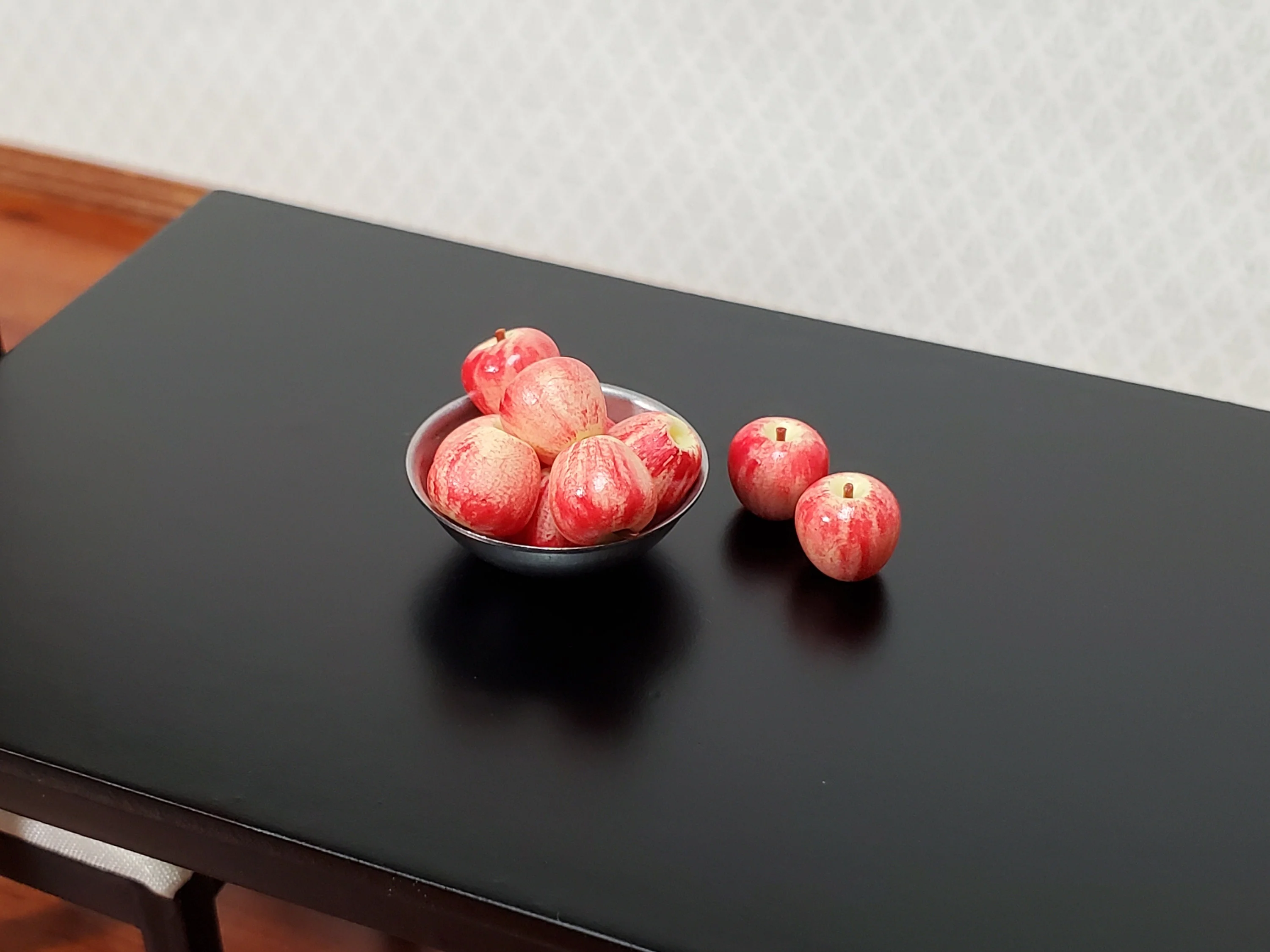 Dollhouse Red Apples Set of 10 1:12 Scale Miniatures Kitchen Food Groceries - Image 2
