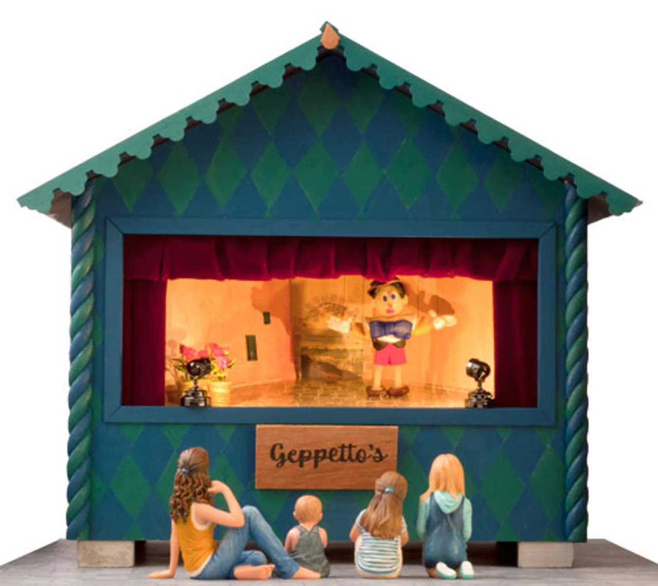 Dollhouse Room Box Kit DIY Martin's Market Stall Shed Veggie Stand 1:12 Scale - Image 4