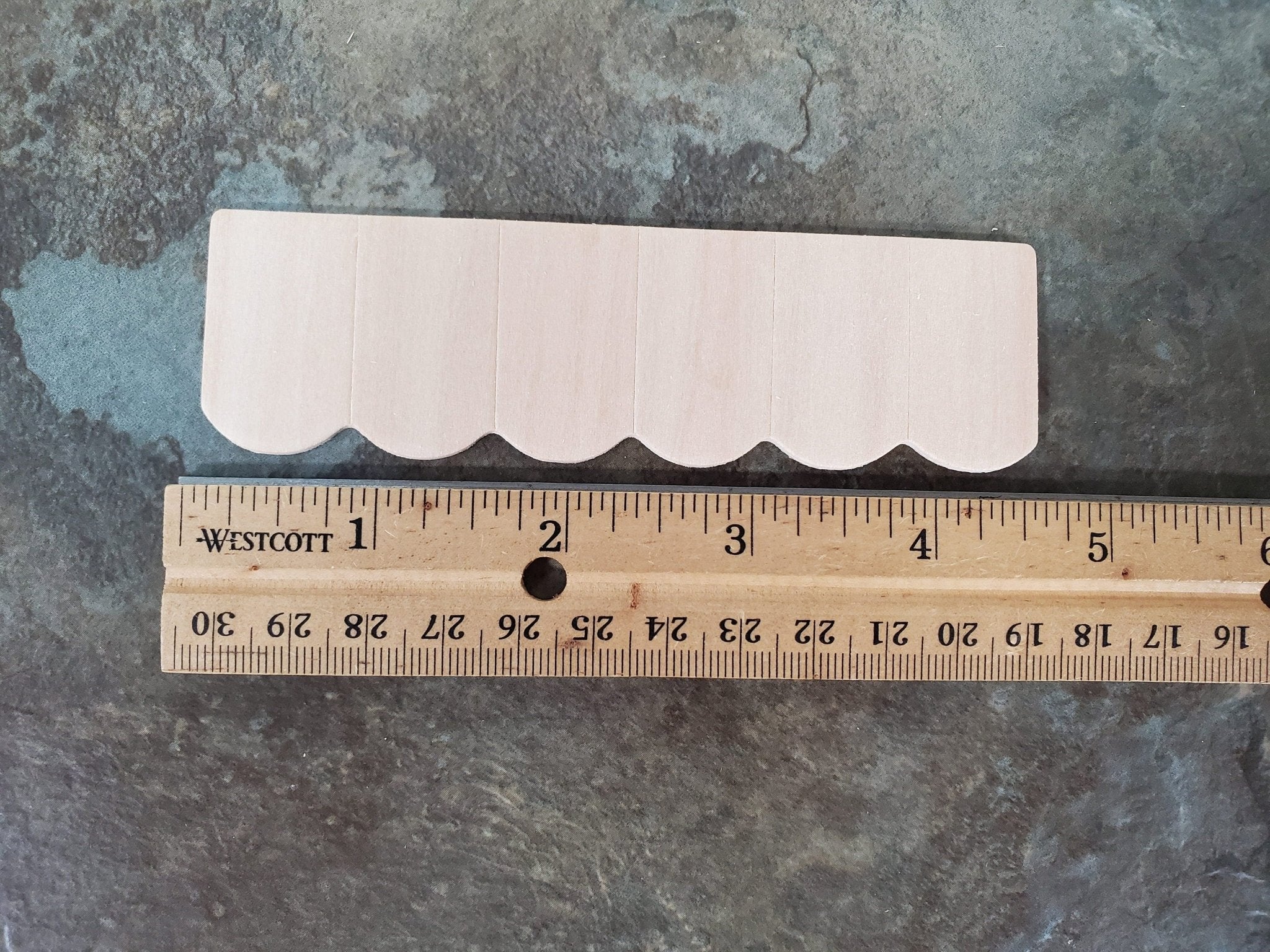 Dollhouse Shingles Wood Strips 12 Pieces 4.5" long 1:12 Scale Miniatures Roof - Image 3