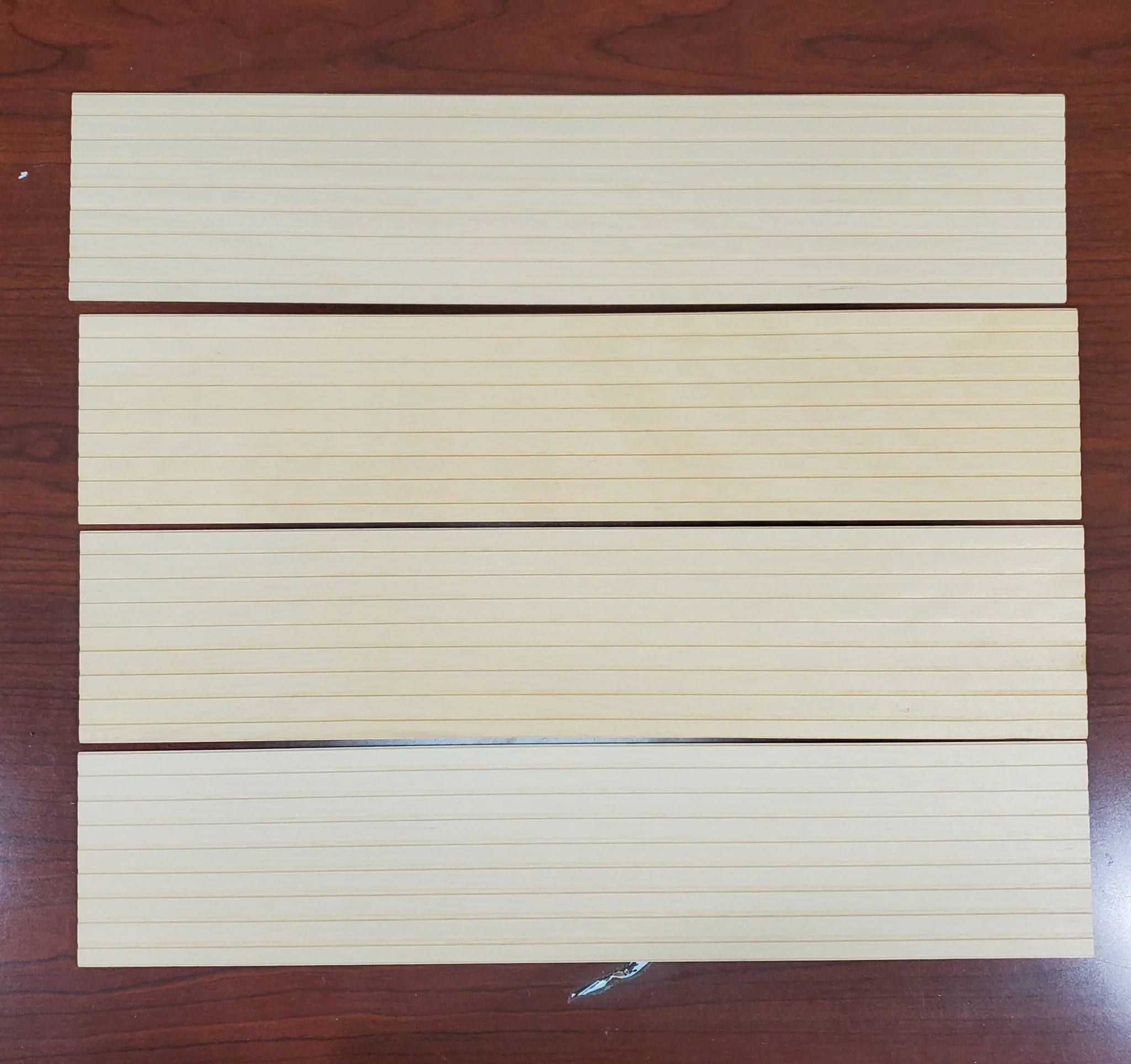 Dollhouse Shiplap Siding Wall Panels Wood Paneling x4 Sheets
