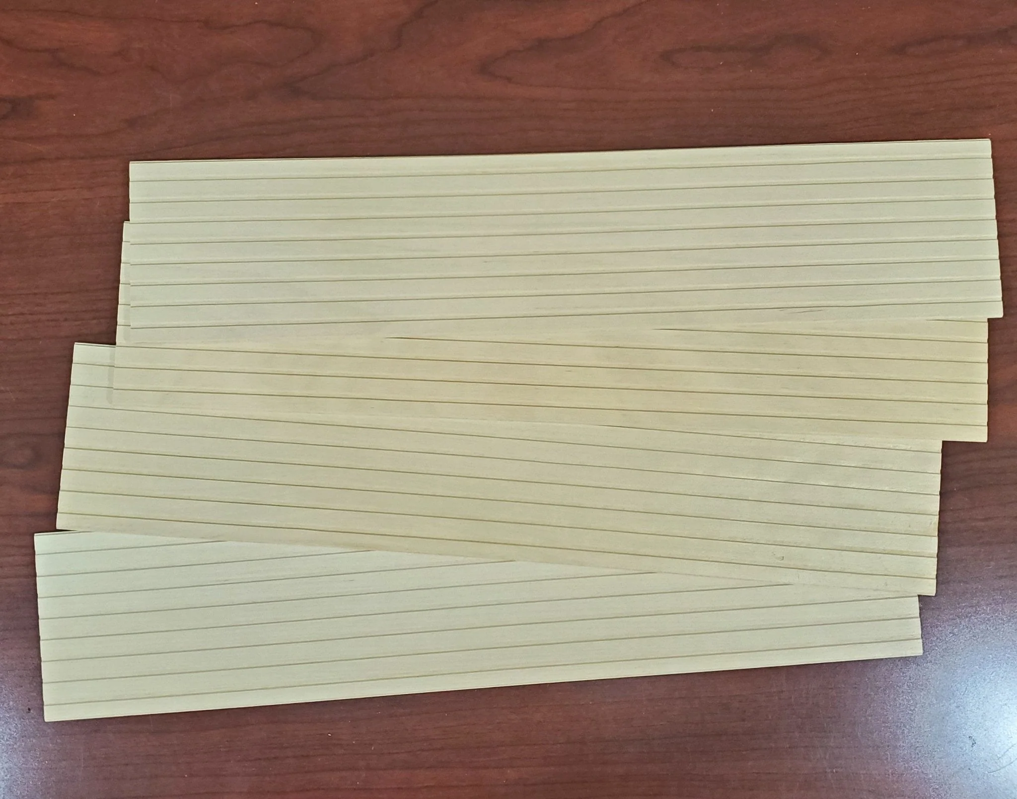 Dollhouse Shiplap Siding Wall Panels Wood Paneling x4 Sheets - Image 2