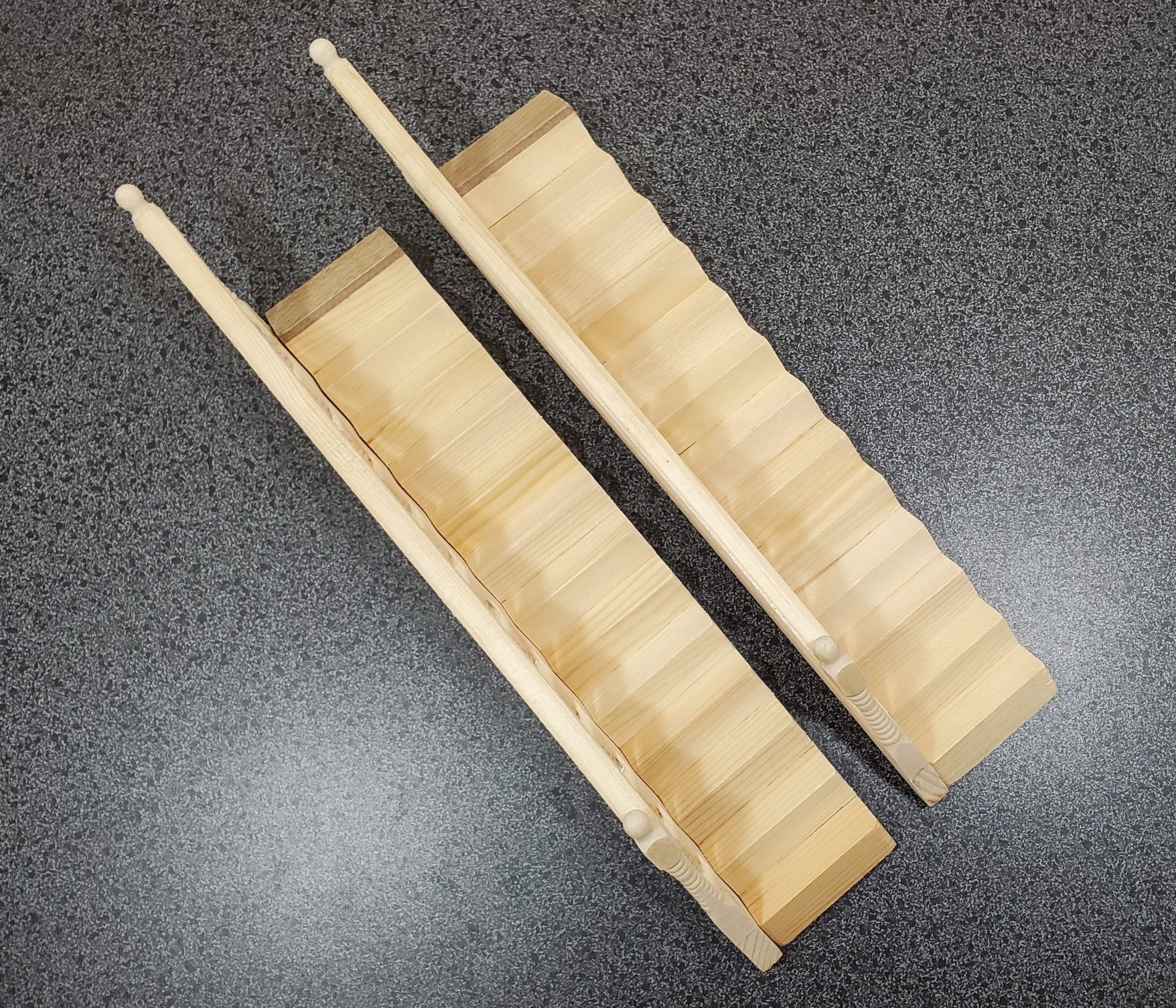 Dollhouse Stairs 2 Sets with Assembled Railing SMALL Narrow 1:12 Scale - Image 3