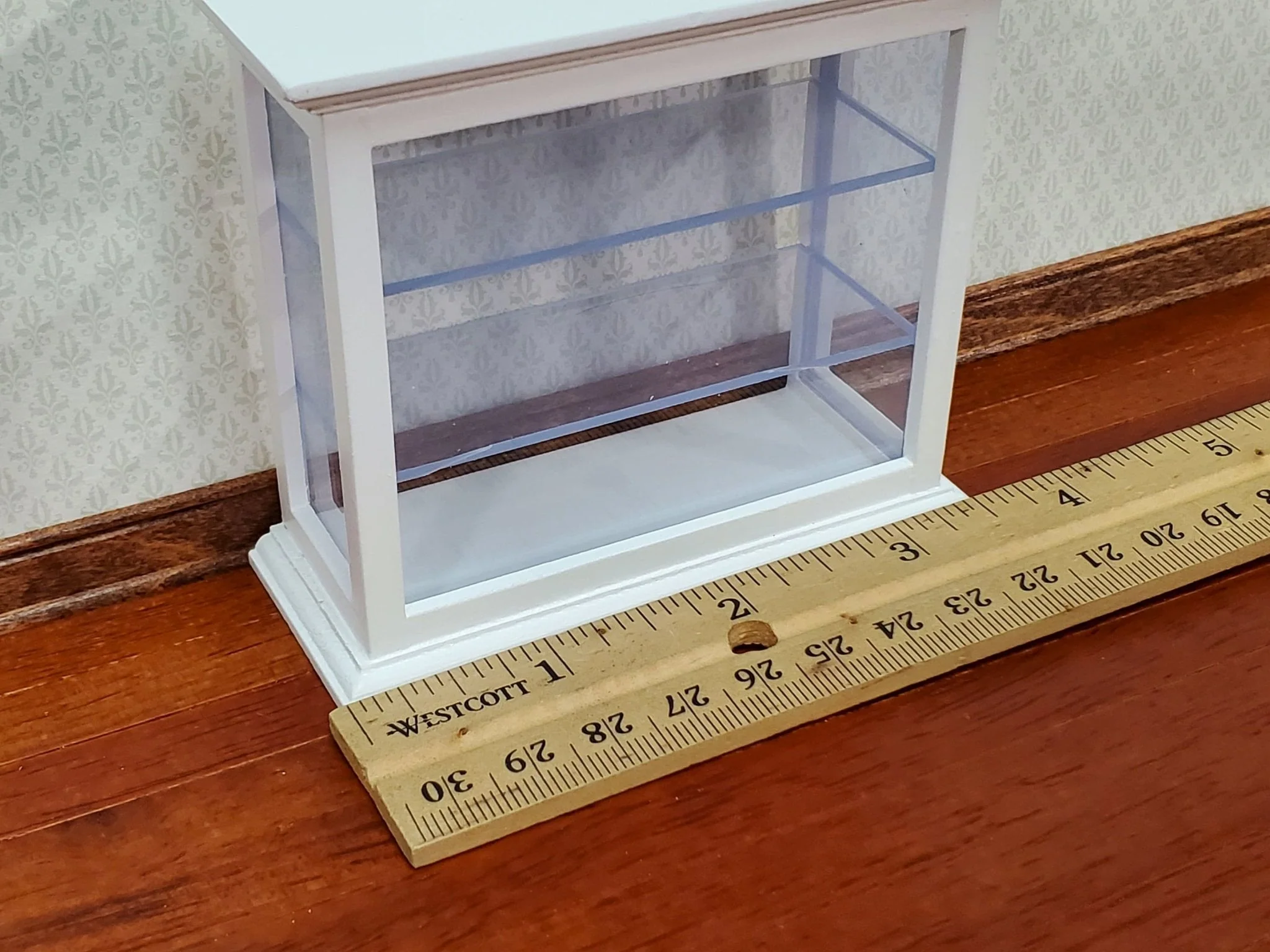 Dollhouse Tall Counter for Store or Shop Display Cabinet White 1:12 Scale Miniature Furniture - Image 5