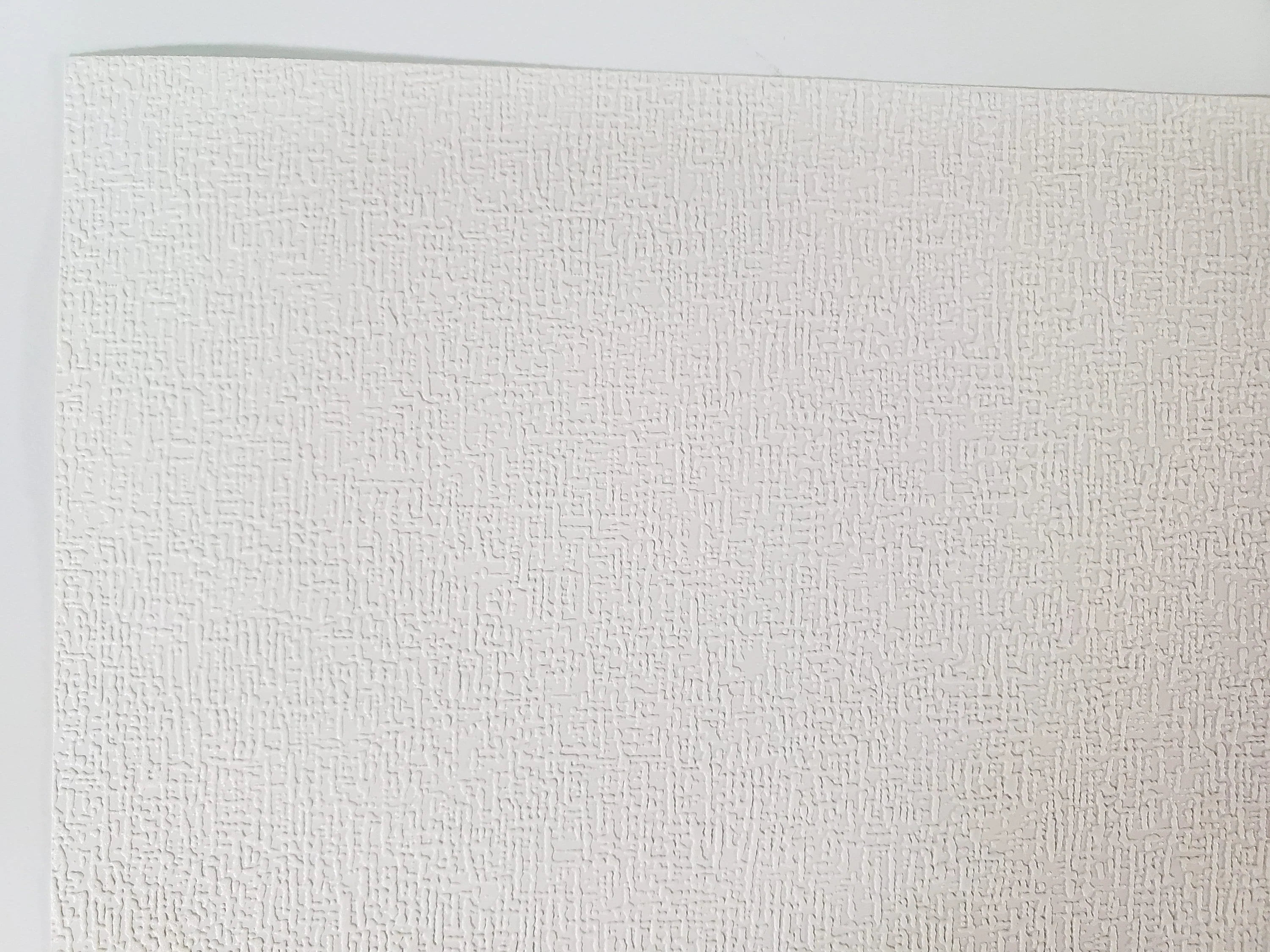 Dollhouse Textured Ceiling Paper Embossed 3 Pieces White/Cream 17 "x 12" - Image 2